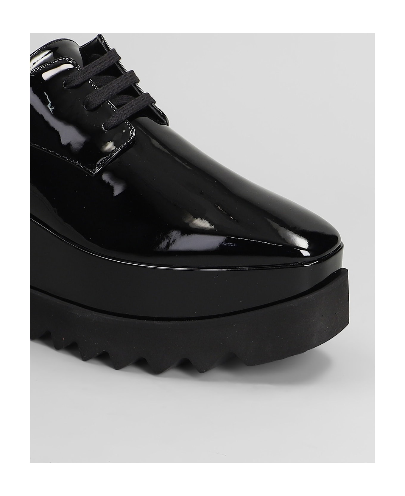 Stella McCartney Elyse Sneakers In Black Polyuretan - black