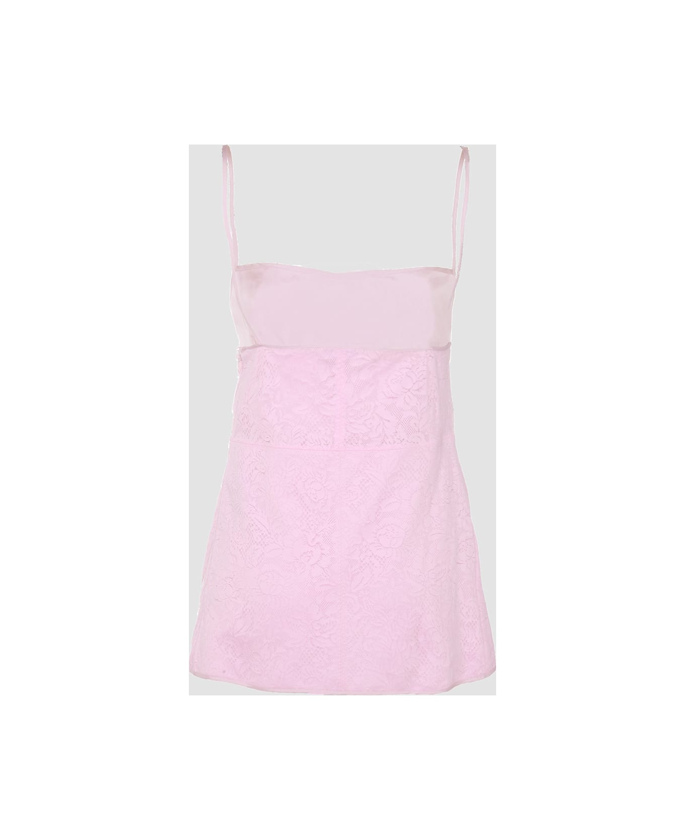 Jil Sander Pink Cotton Top - MARSHMALLOW キャミソール
