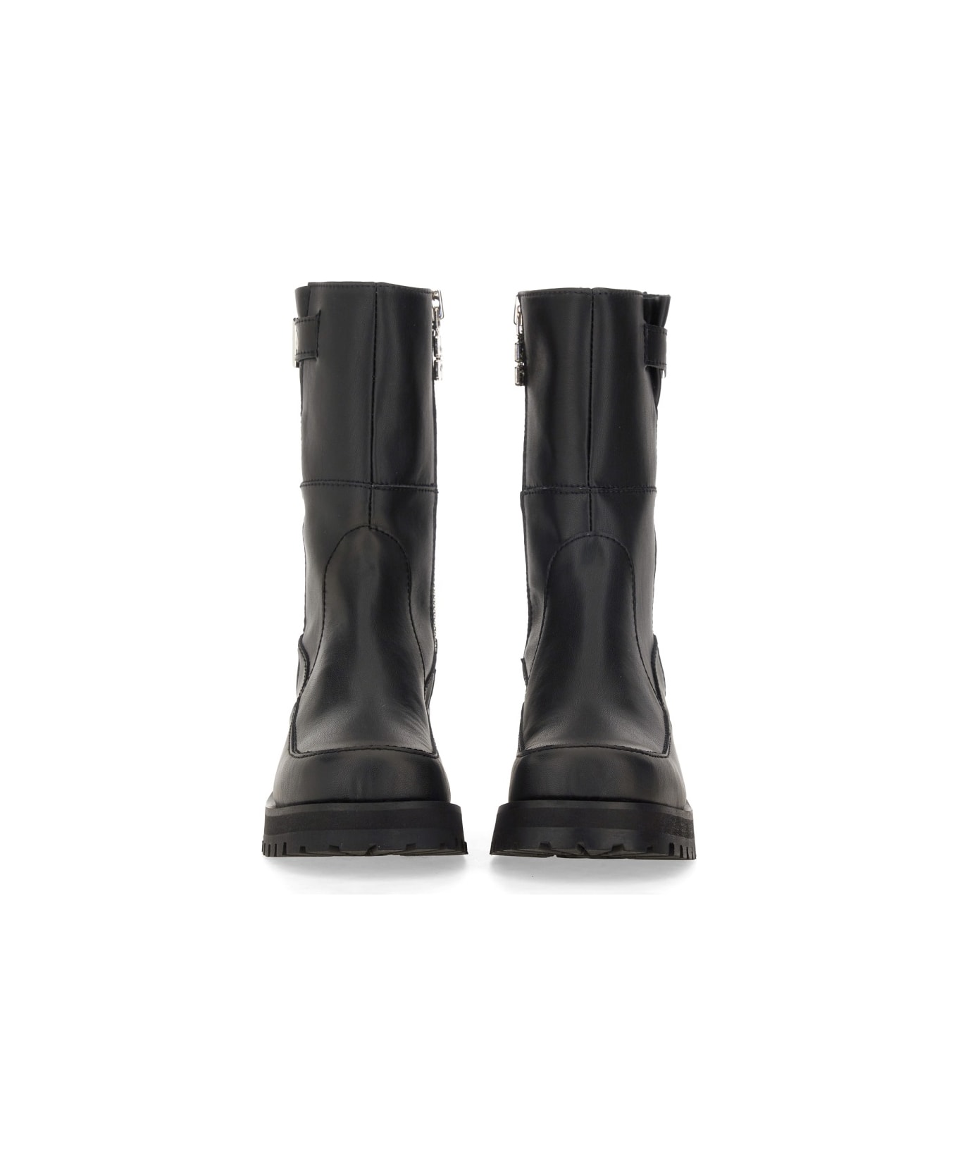 Ganni Buckle Boot - BLACK