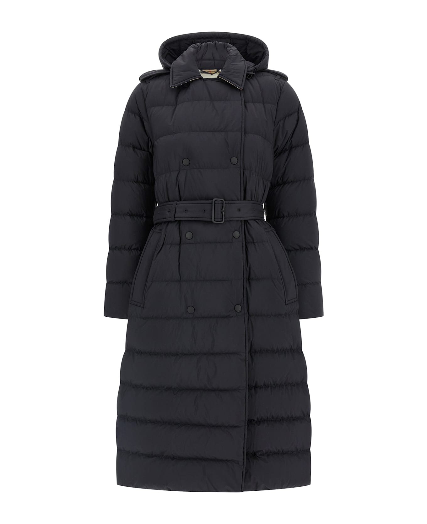 Burberry Padded Trench Coat - Black