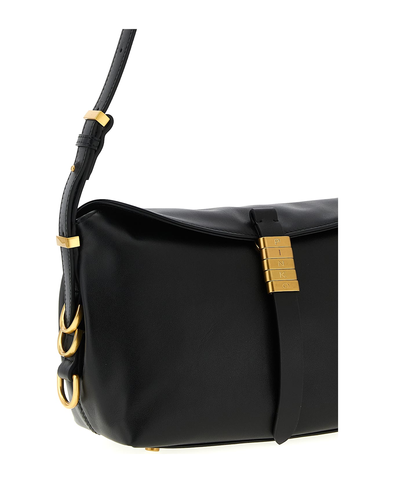 Pinko 
saddle Baguette
 Small Shoulder Bag - Black  