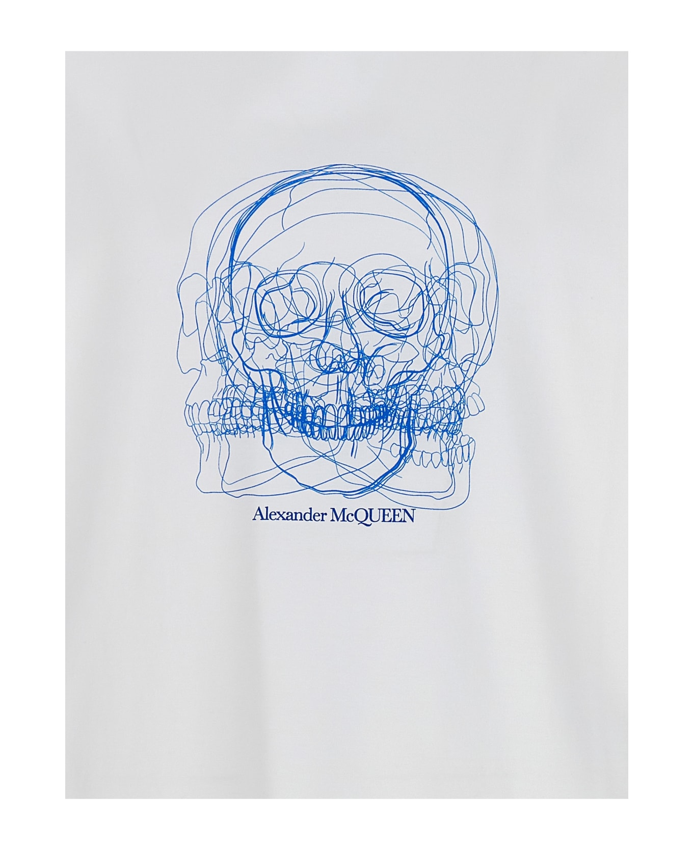 Alexander McQueen Skull Logo T-shirt - White Mix シャツ