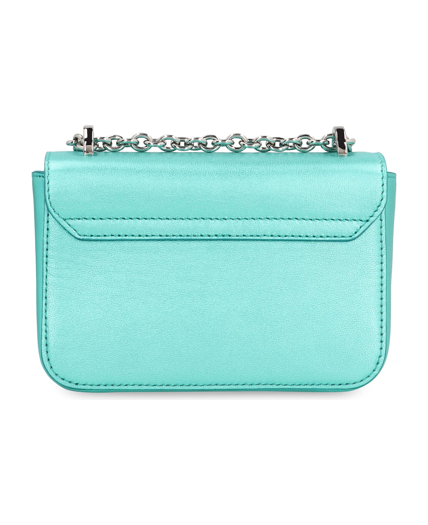 Furla Metropolis Leather Mini Crossbody Bag - Light Blue
