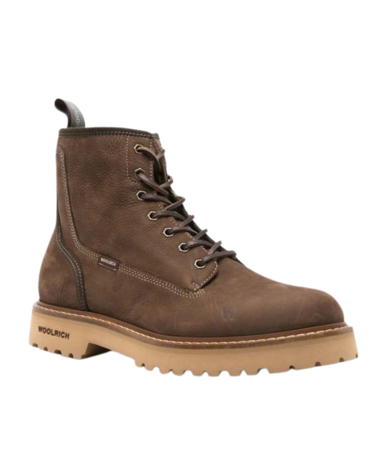 Woolrich Nubuck Leather Boot - Brown