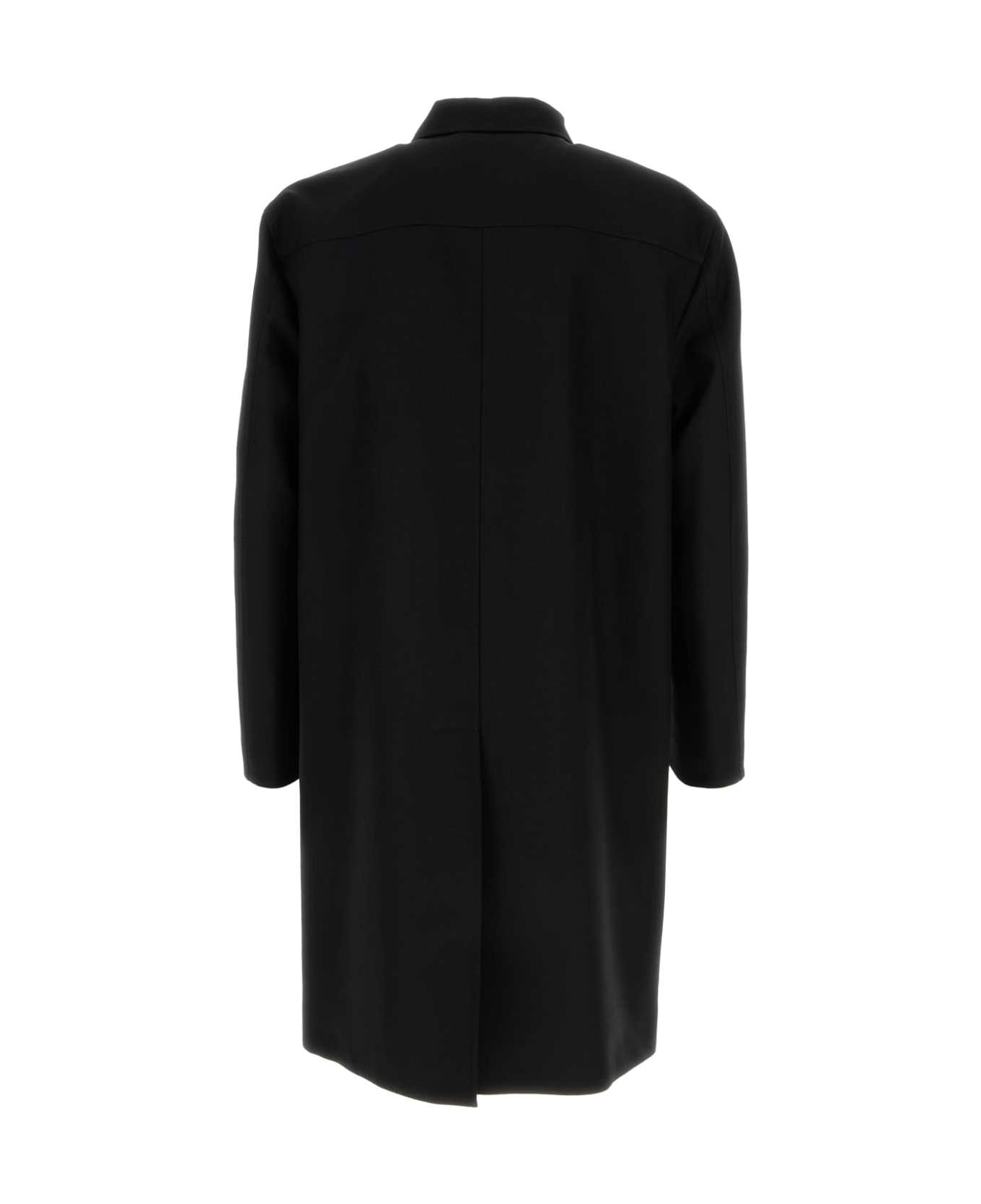 Gucci Black Wool Coat - NERONERO