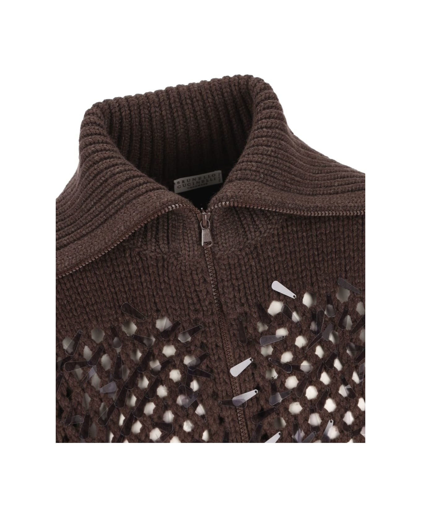 Brunello Cucinelli Cashmere Cardigan - Brown