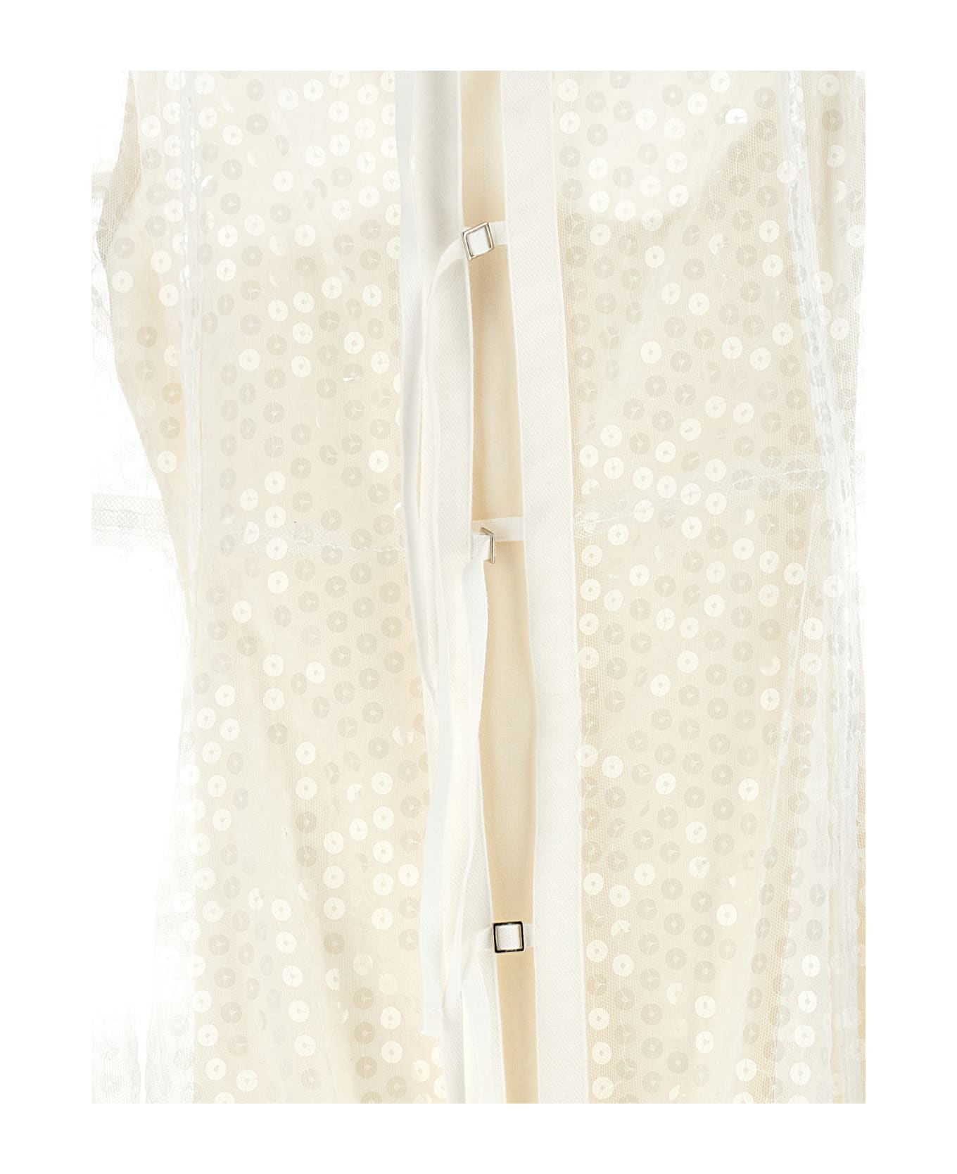 Jacquemus 'le Robe Dentelle' Dress - White ワンピース＆ドレス