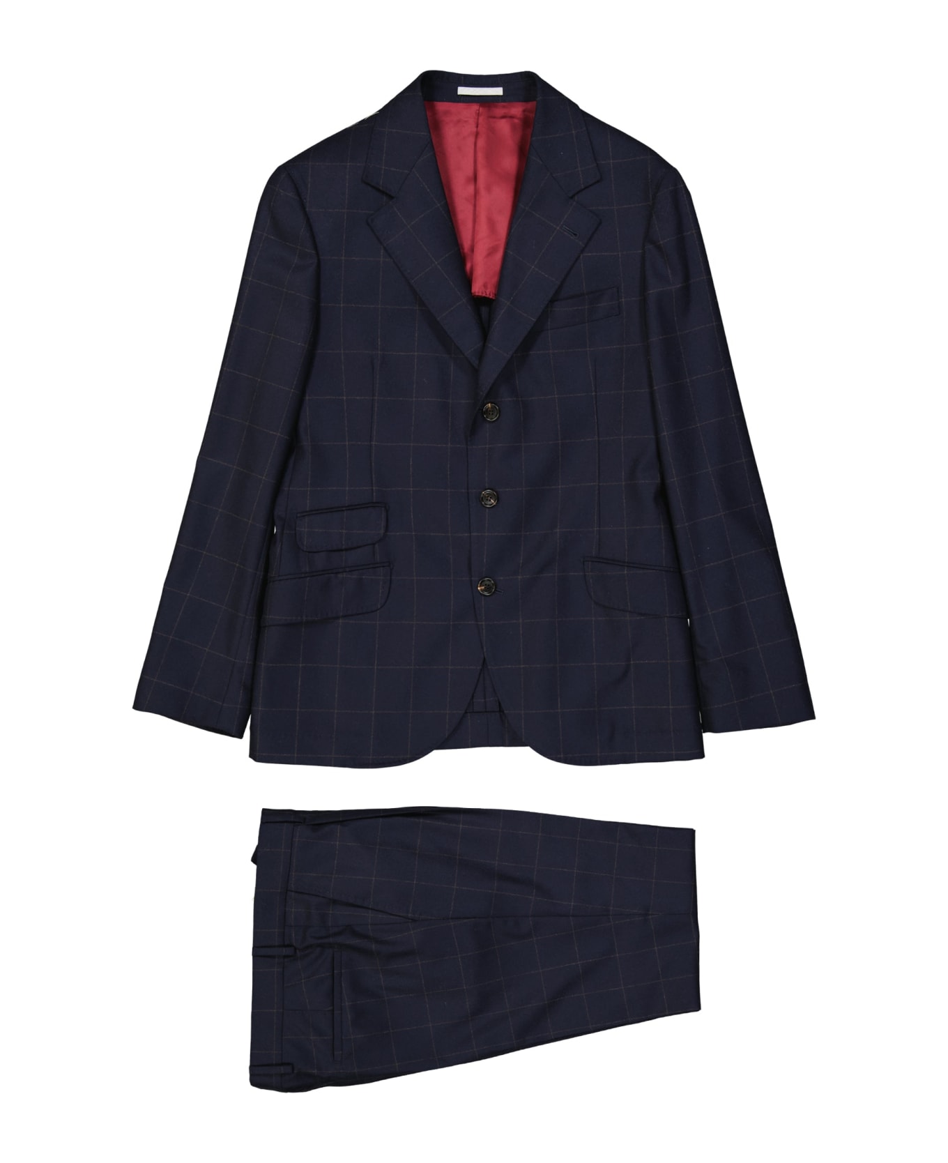 Brunello Cucinelli Wool Suit - Blue スーツ