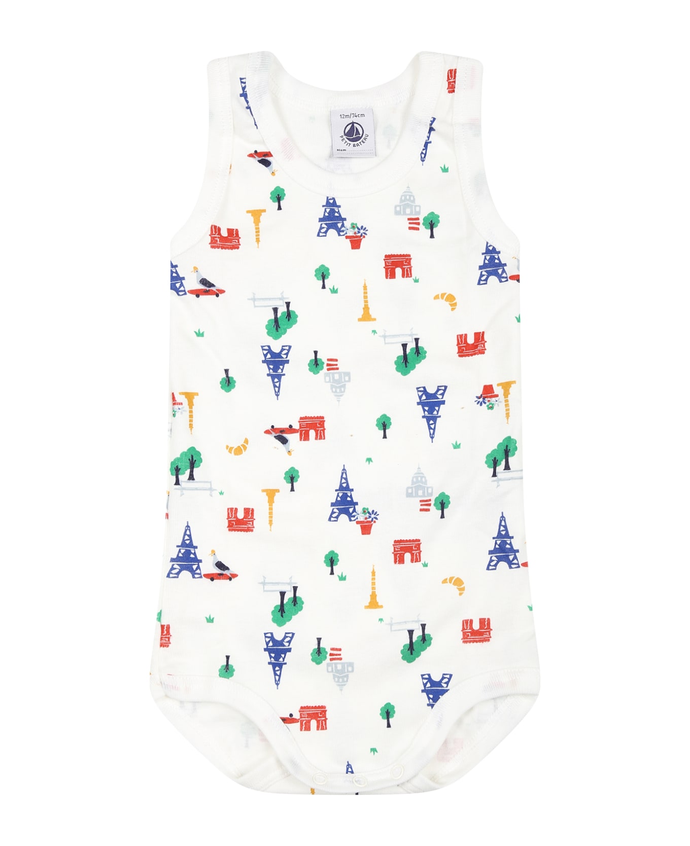 Petit Bateau Multicolor Set For Baby Boy - Multicolor ボディスーツ＆セットアップ