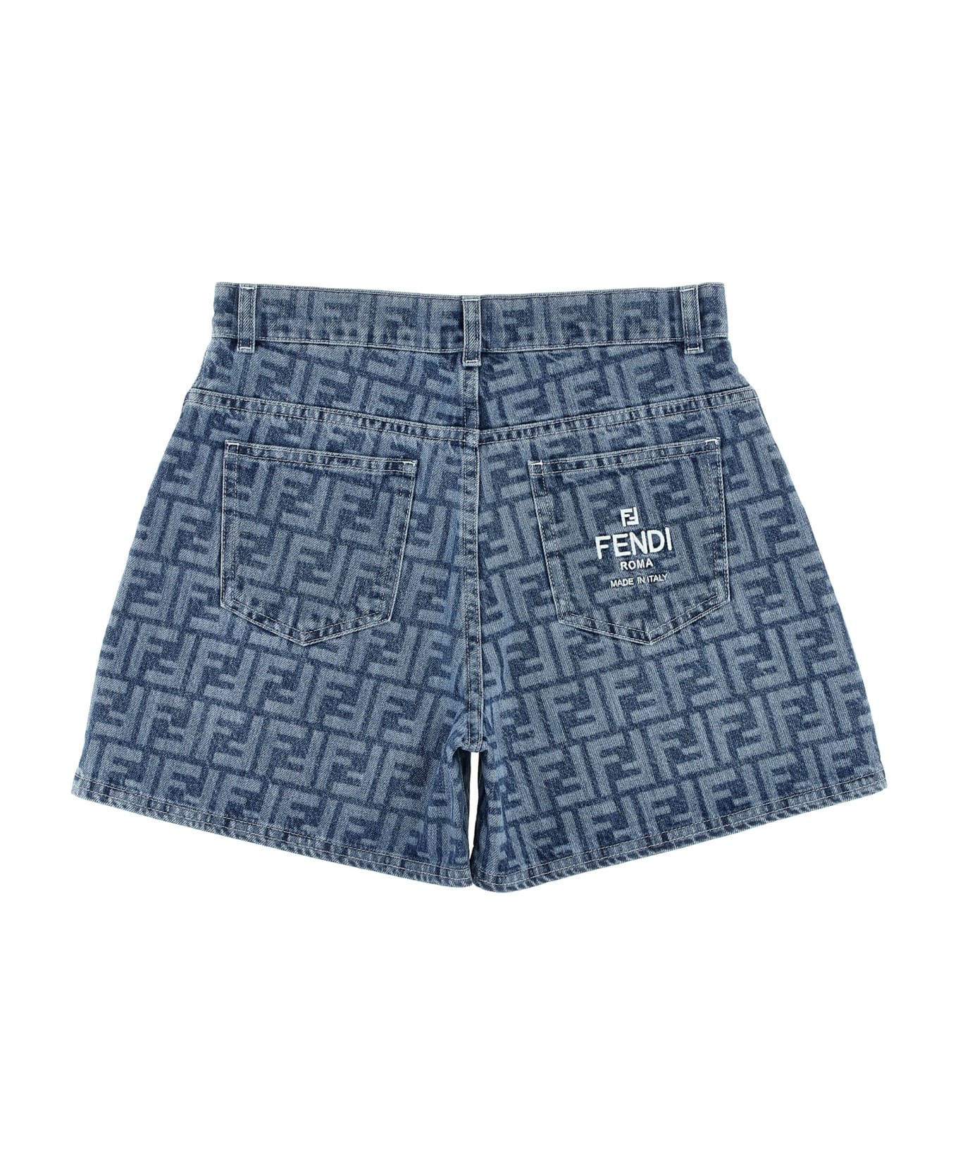 Fendi 'ff' Shorts - Light Blue