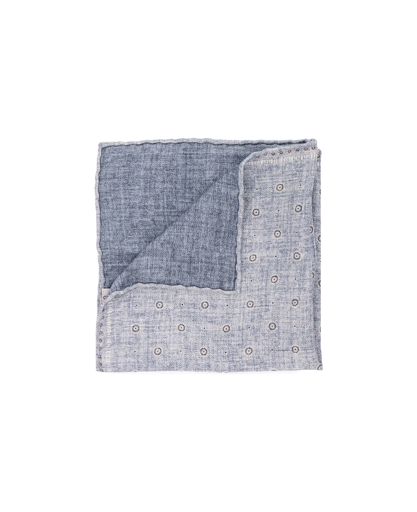 Brunello Cucinelli Silk Pochette - Blue
