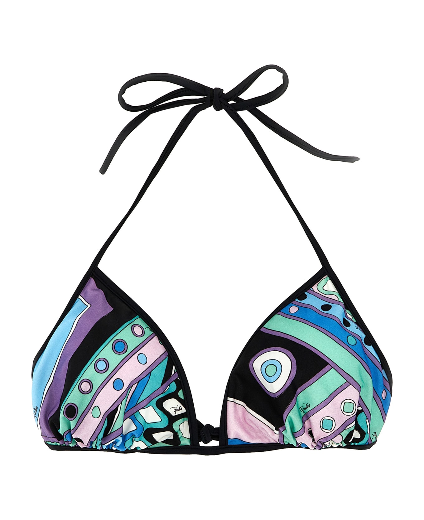 Pucci 'vivara' Bikini Top - Blue ワンピース