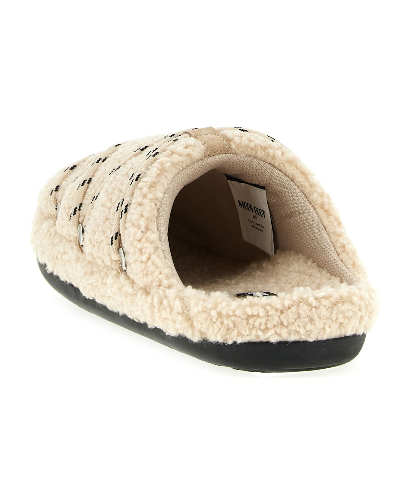 Moon Boot 'teddy Slipper' Mules - Beige
