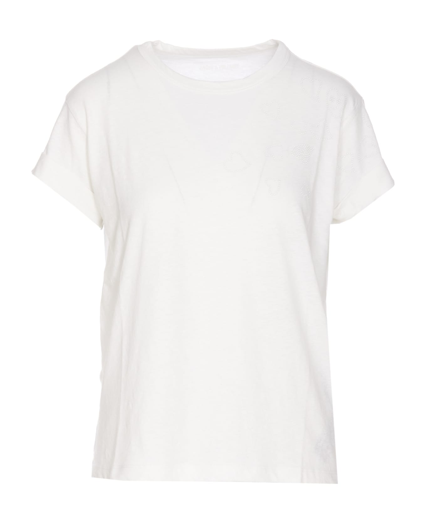 Zadig & Voltaire Anya Rain Stud T-shirt - White