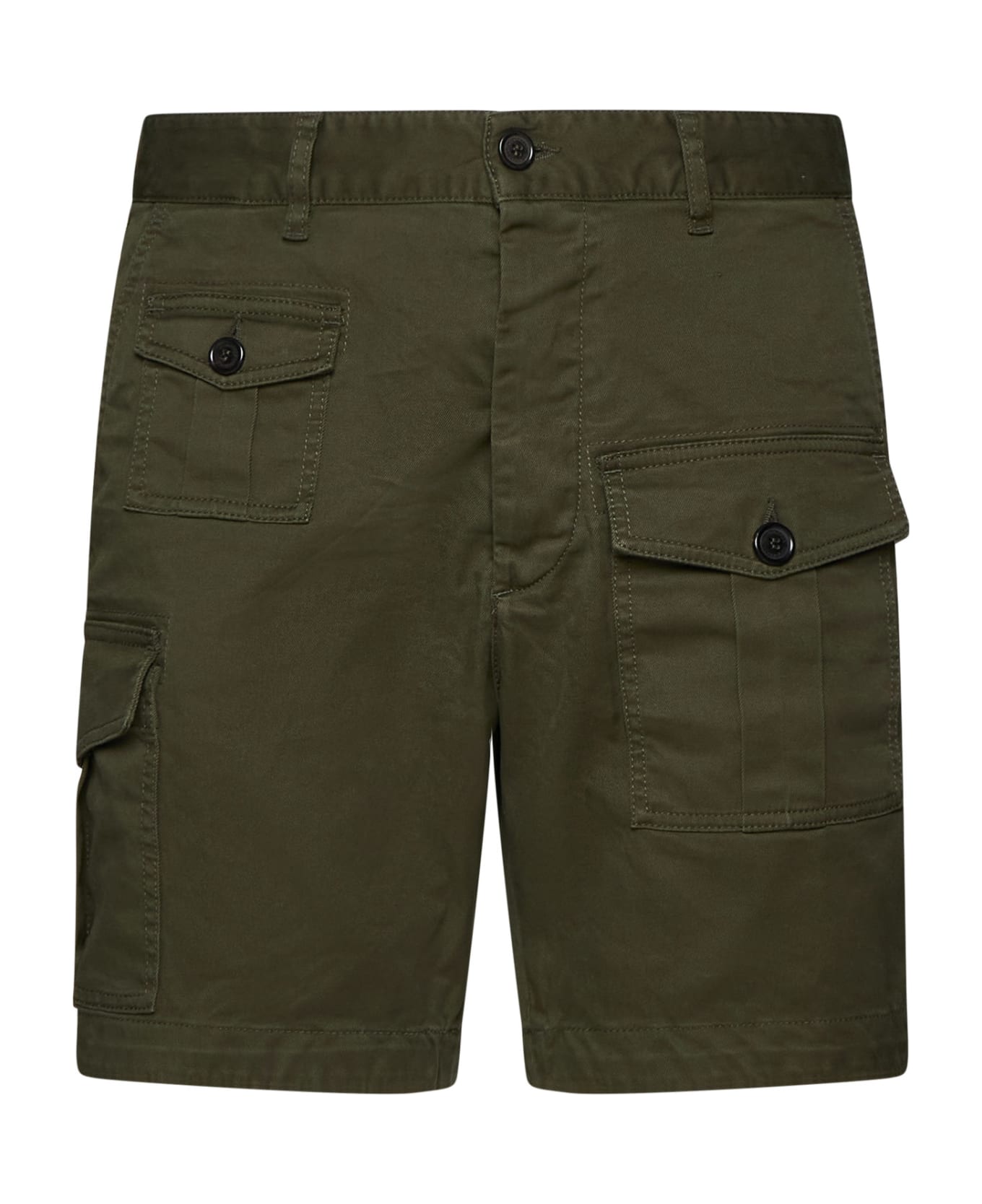 Dsquared2 Cargo Bermuda Shorts - Military green