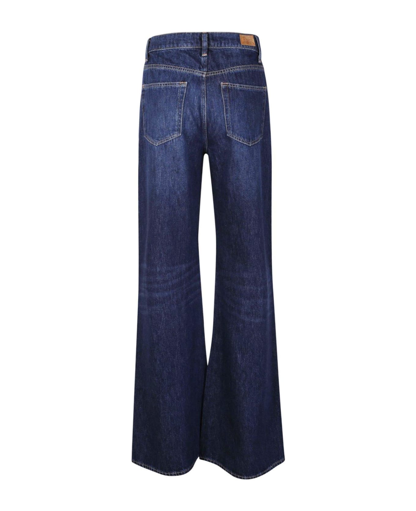Ralph Lauren Whiskered-effect Wide-leg Jeans - Ayora Wash