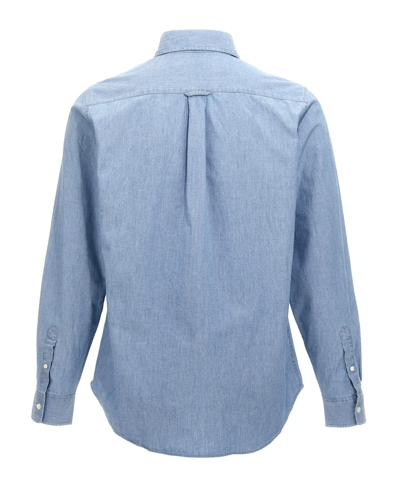 Maison Kitsuné 'fox Head Classic' Shirt - Light Blue シャツ