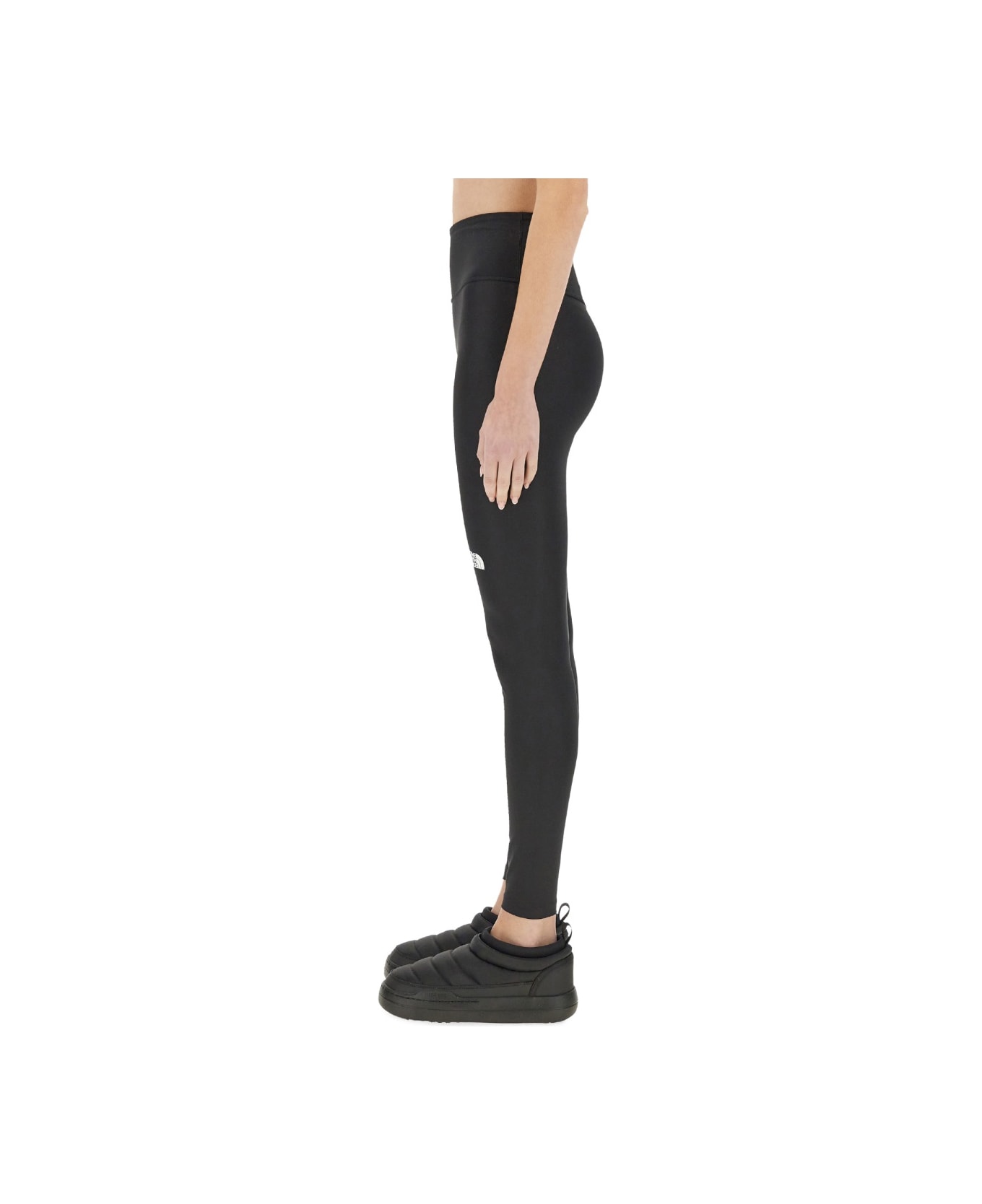 The North Face Leggings With Logo - BLACK