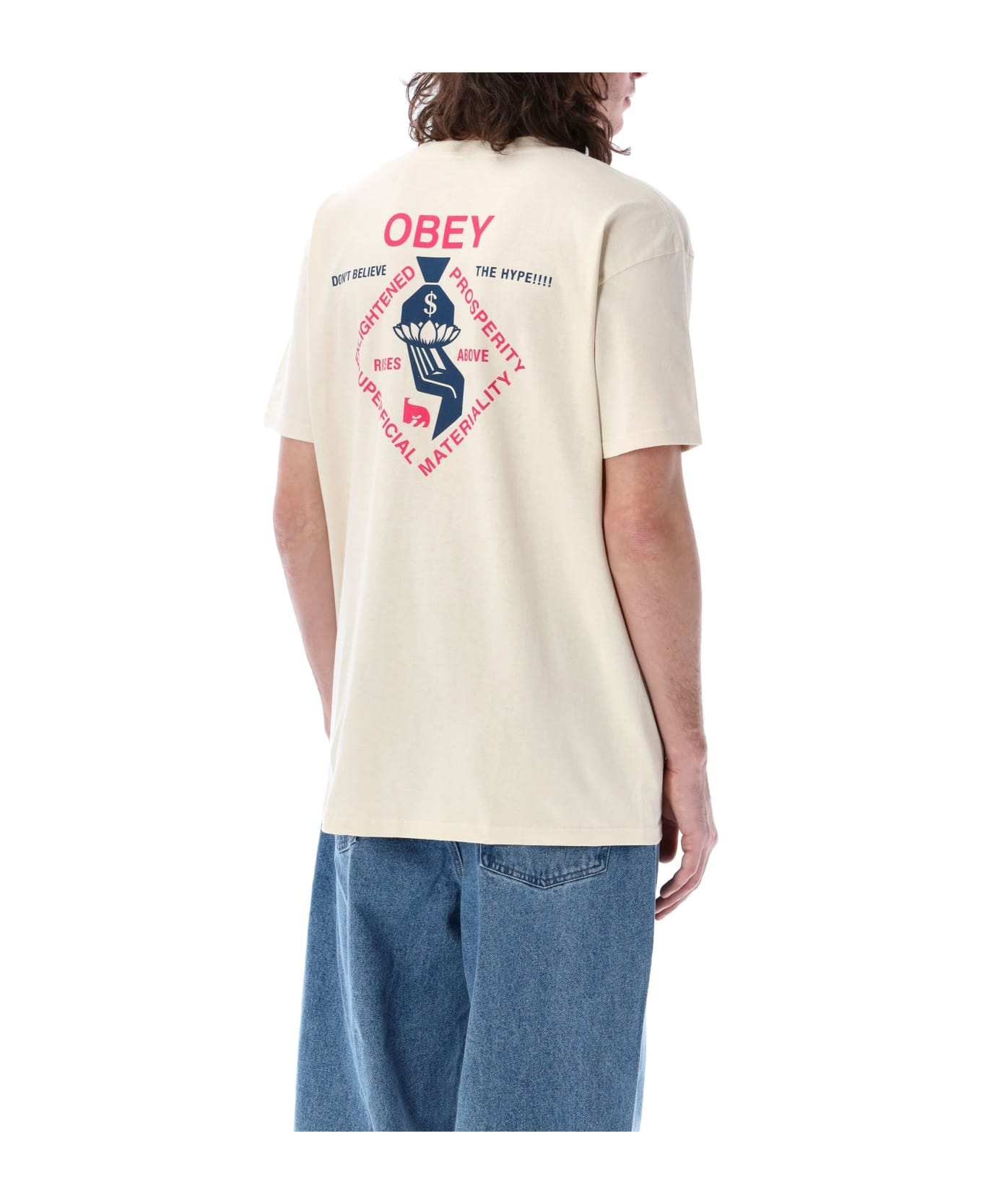 Obey Spiritually Rich T-shirt - CREAM シャツ