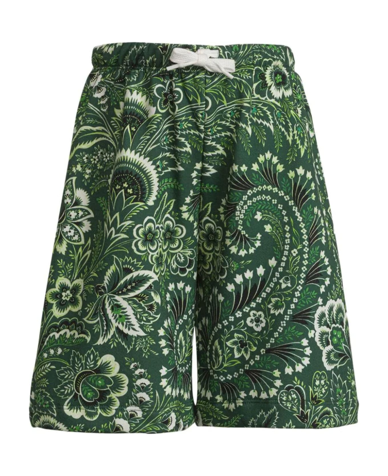 Etro Shorts Green - green/ivory
