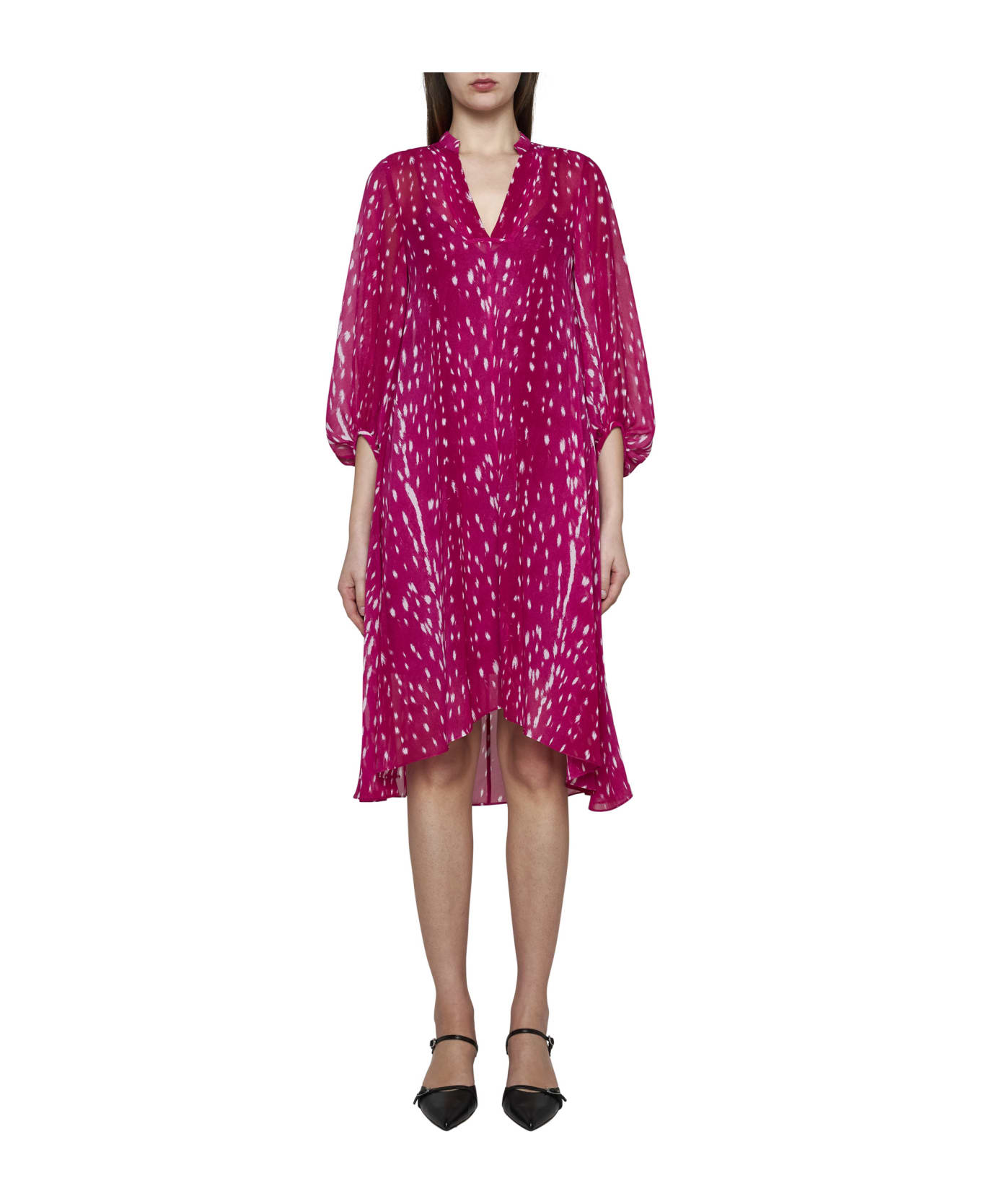 Diane Von Furstenberg Dress - Fawn sangria ワンピース＆ドレス