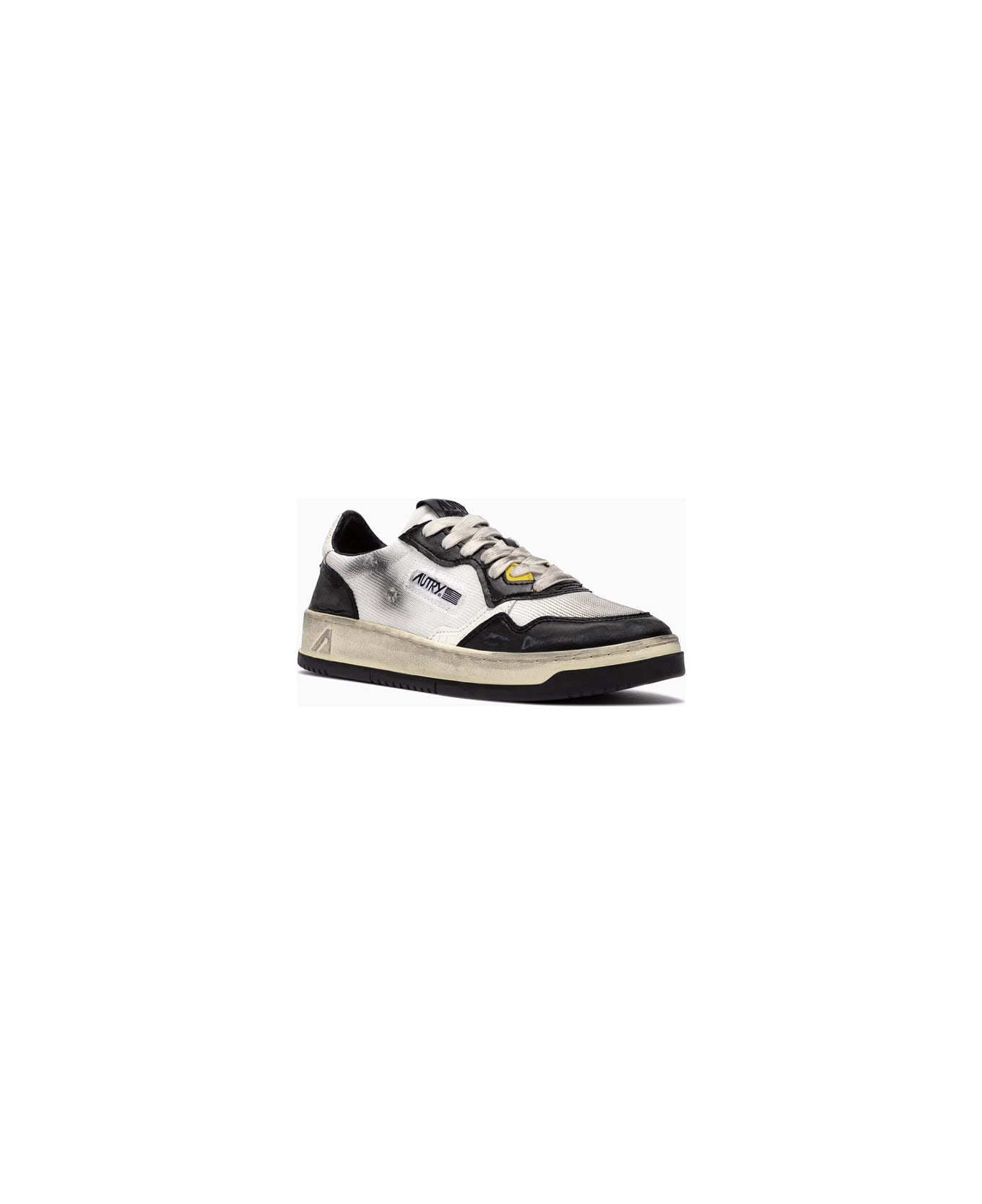 Autry Super Vintage Low Sneakers Avlm Ms10 - WHT/SILVER
