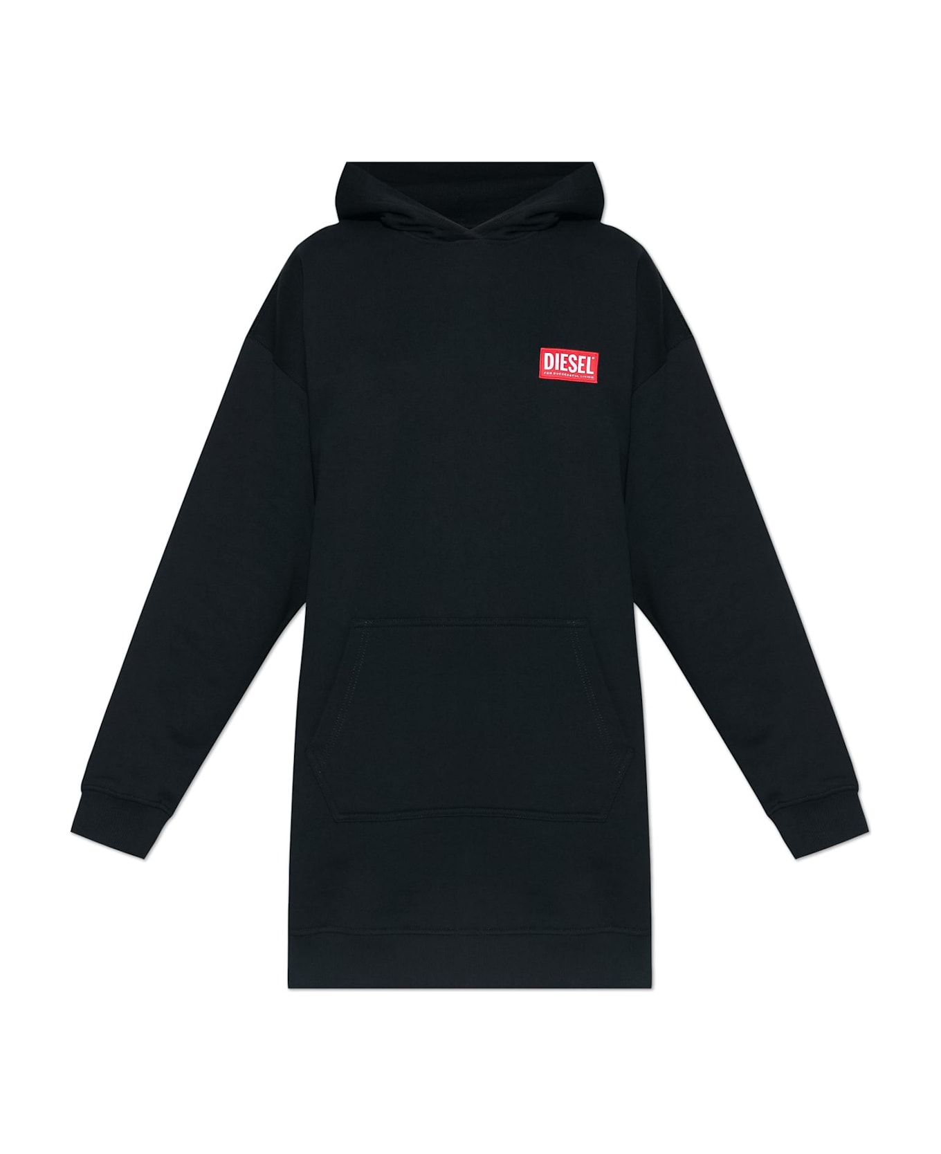 Diesel Dress With 'd-boxt-hood-lab' Logo - Xx