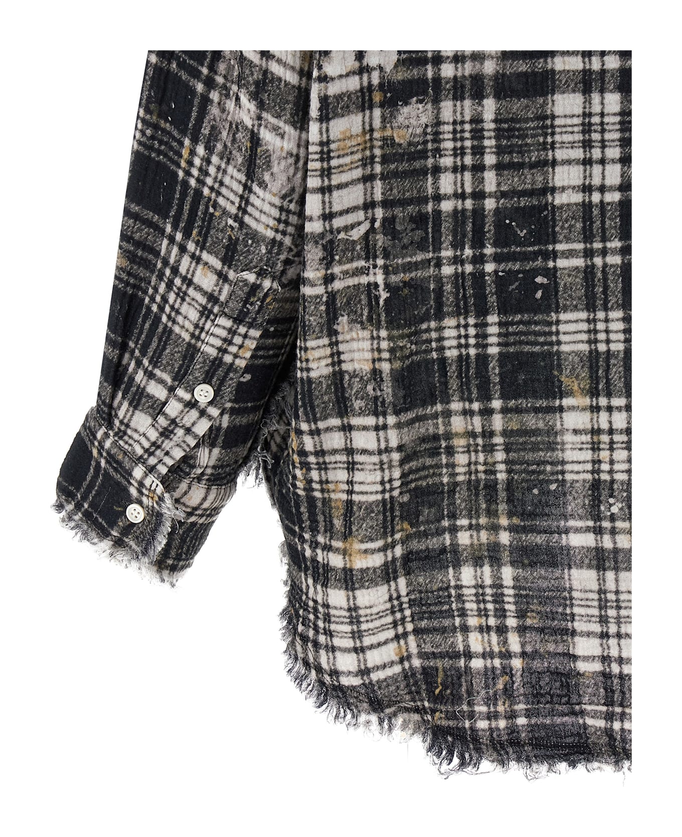 R13 Fringed Shirt - Multicolor