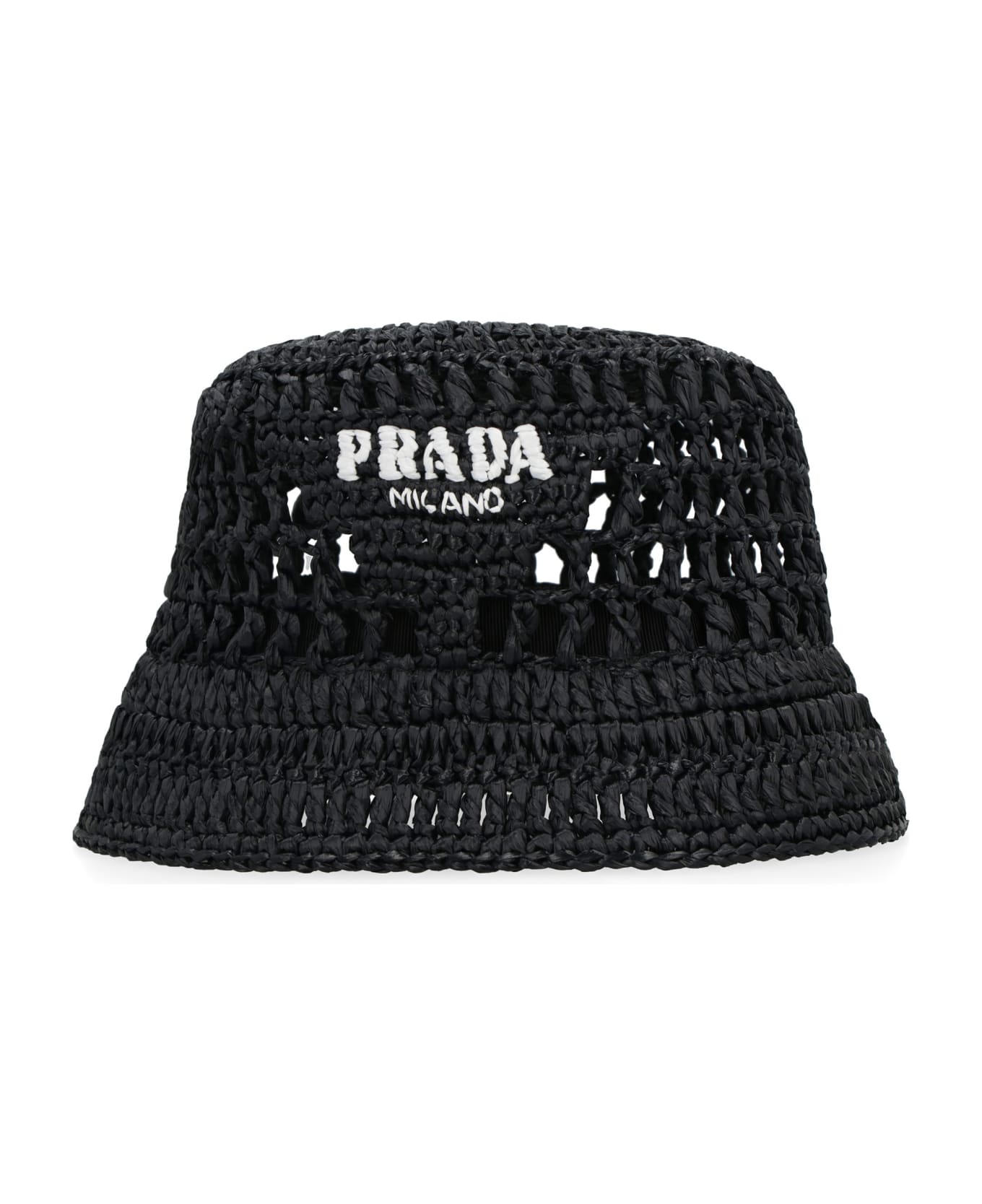 Prada Bucket Hat - black 帽子