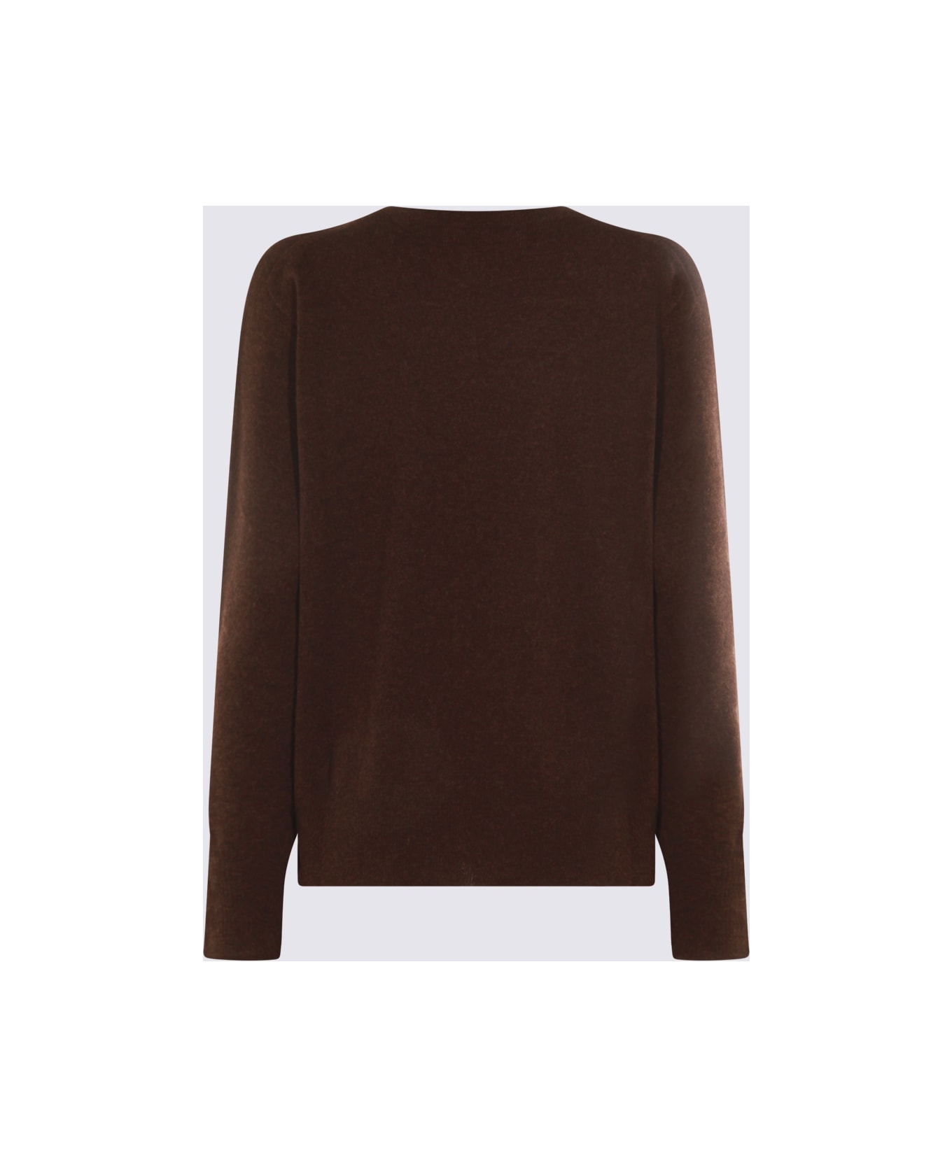 The Row Brown Cashmere Knitwear - BROWN MELANGE