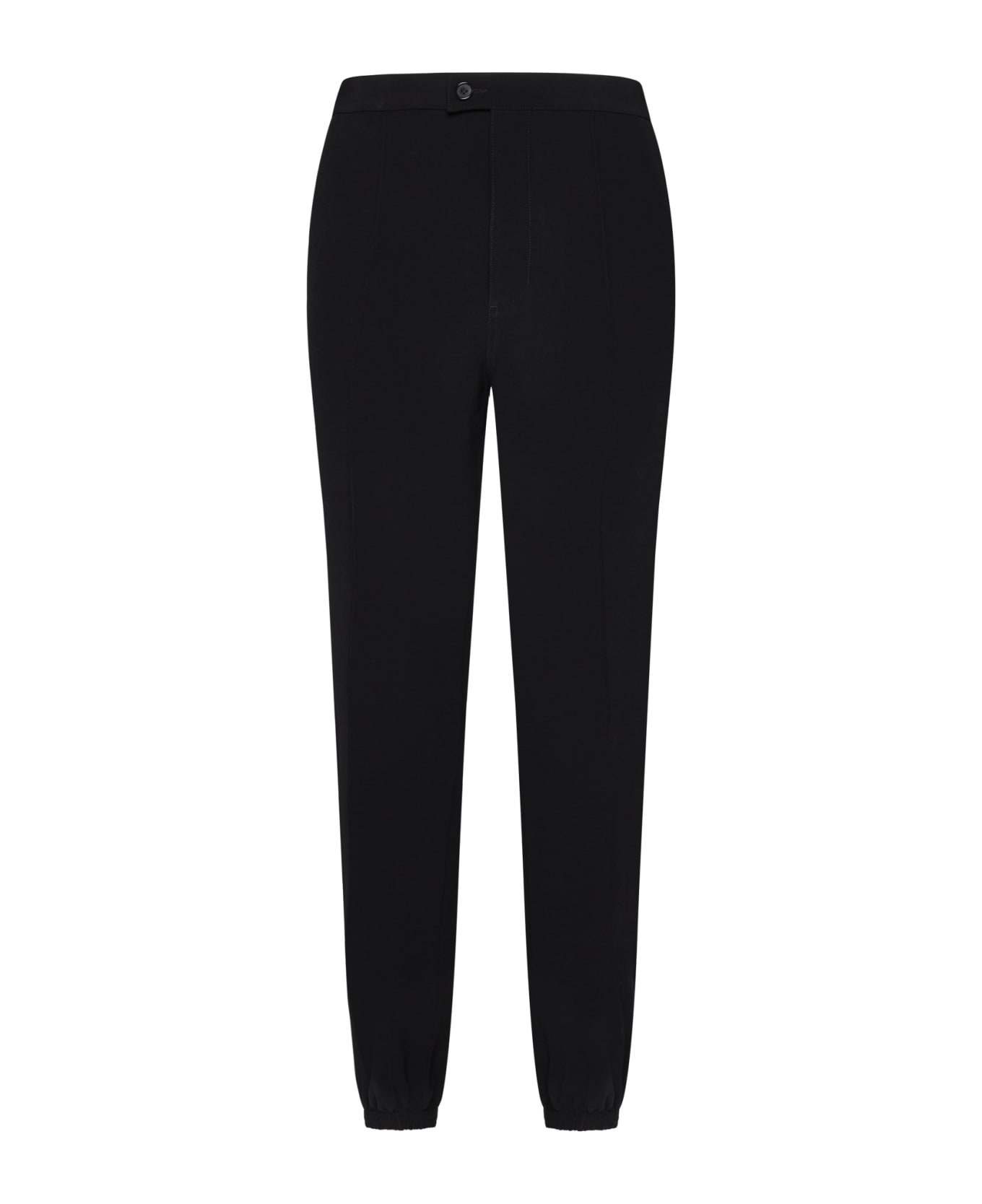 Alexander McQueen Button Fitted Trousers - Black