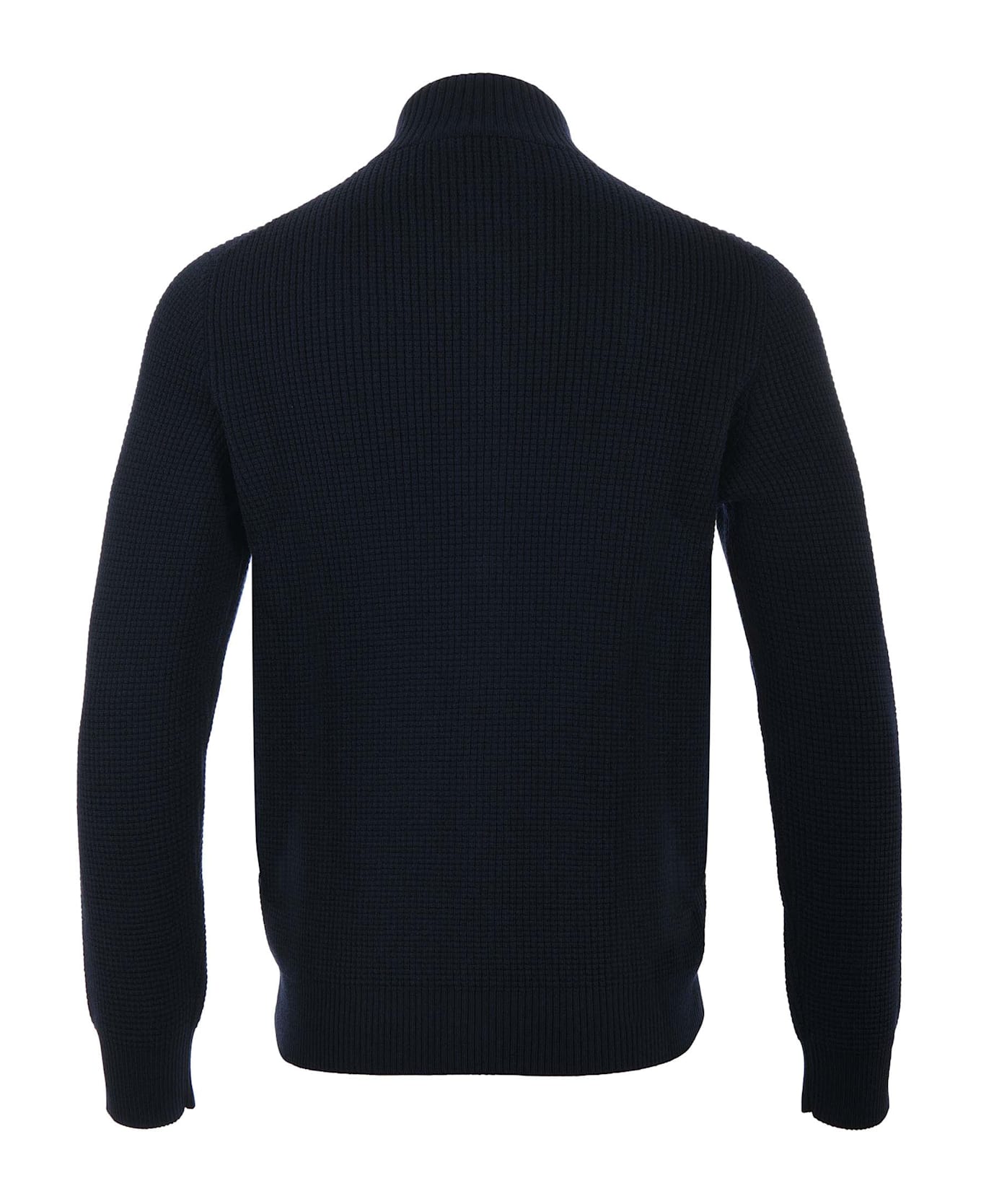 Fay Wool Cardigan - Blue