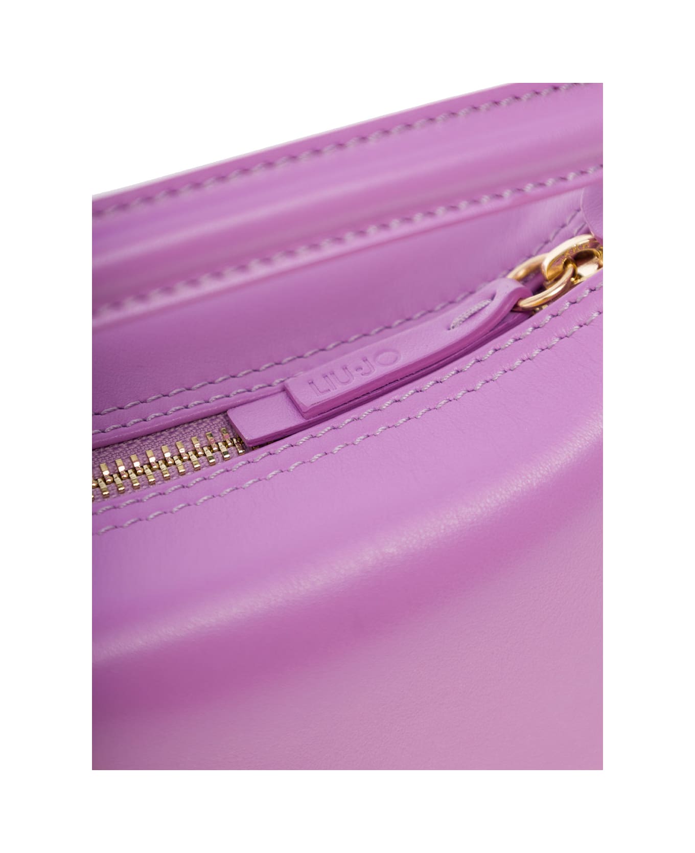 Liu-Jo Liu Jo Leonie Hanne Woman's Hobo Mini Purple Leather Crossbody Bag - Violet