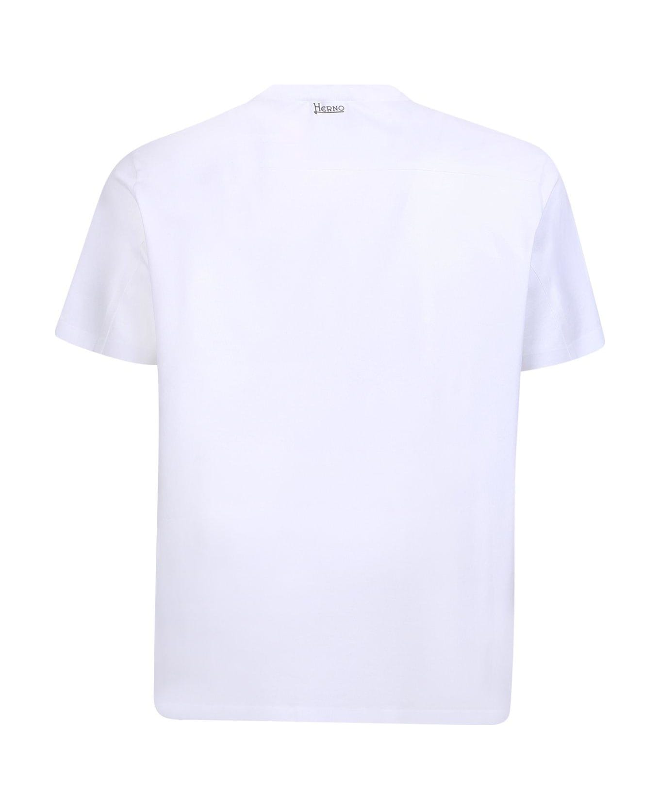 Herno Crewneck Stretched T-shirt - Bianco