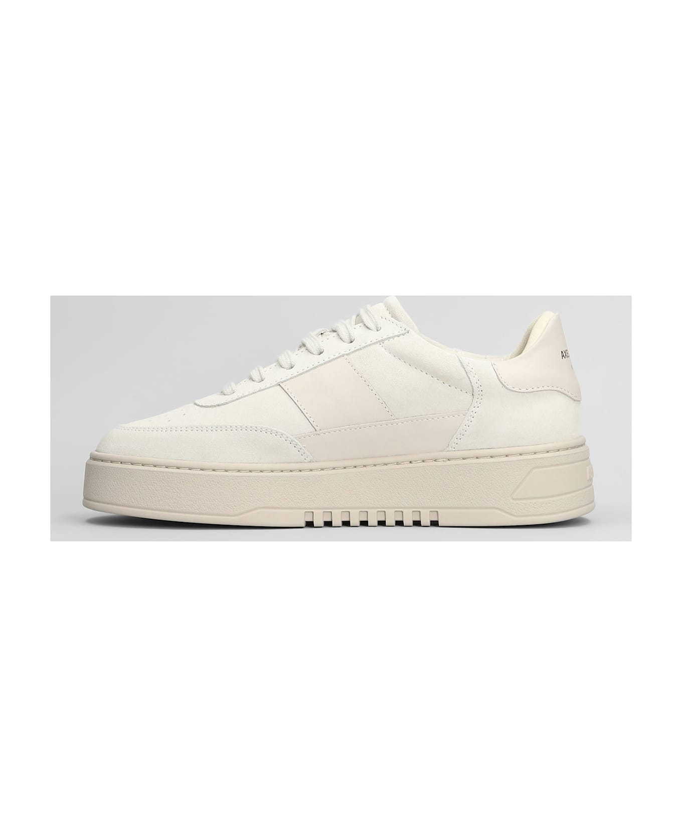 Axel Arigato Orbit Vintage Sneakers In Beige Suede And Fabric - beige