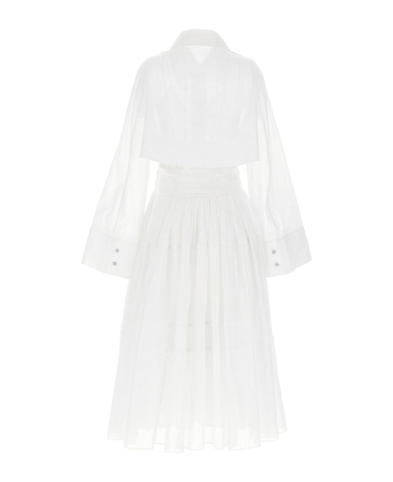 Jil Sander Chemisier Dress - White