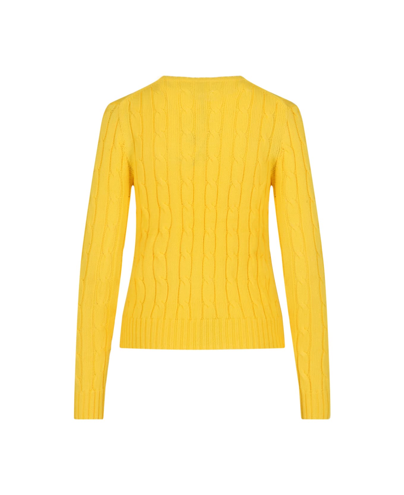 Ralph Lauren Logo Crew Neck Sweater - Yellow