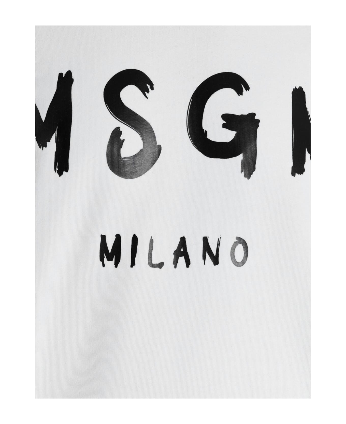 MSGM Logo Sweatshirt - White