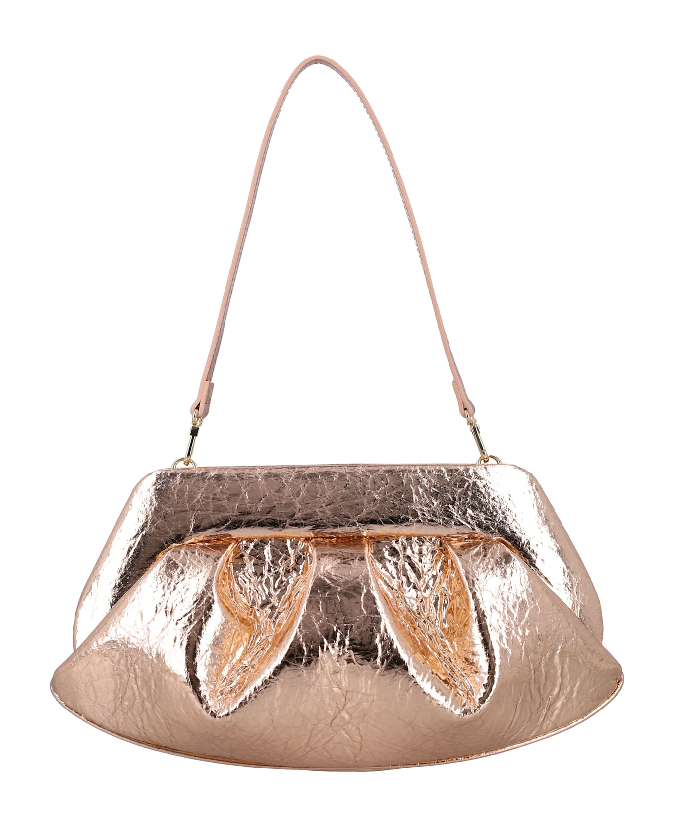THEMOIRè Emera Pineapple Clutch - ROSE GOLD