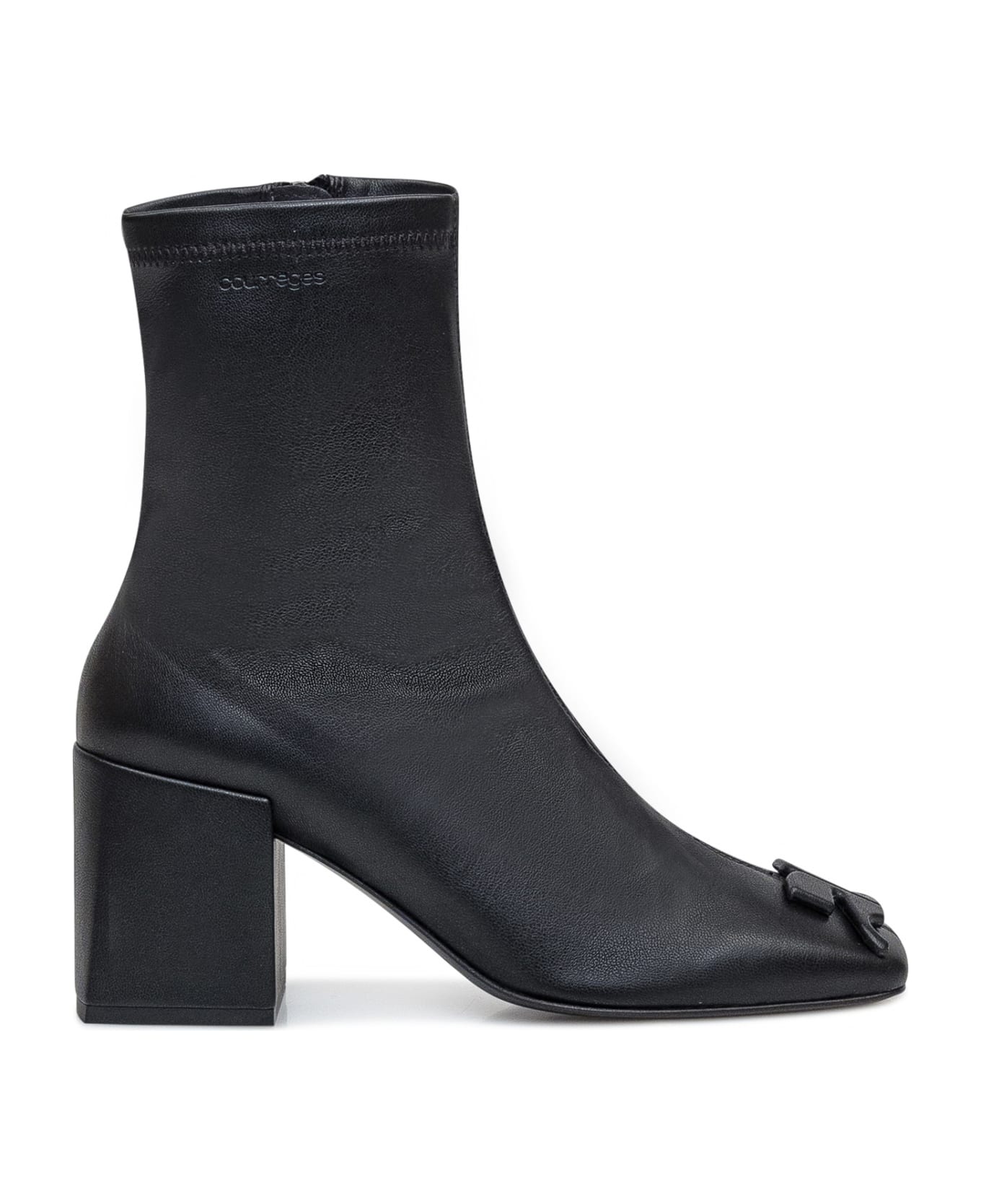 Courrèges Reedition Ankle Boot - BLACK