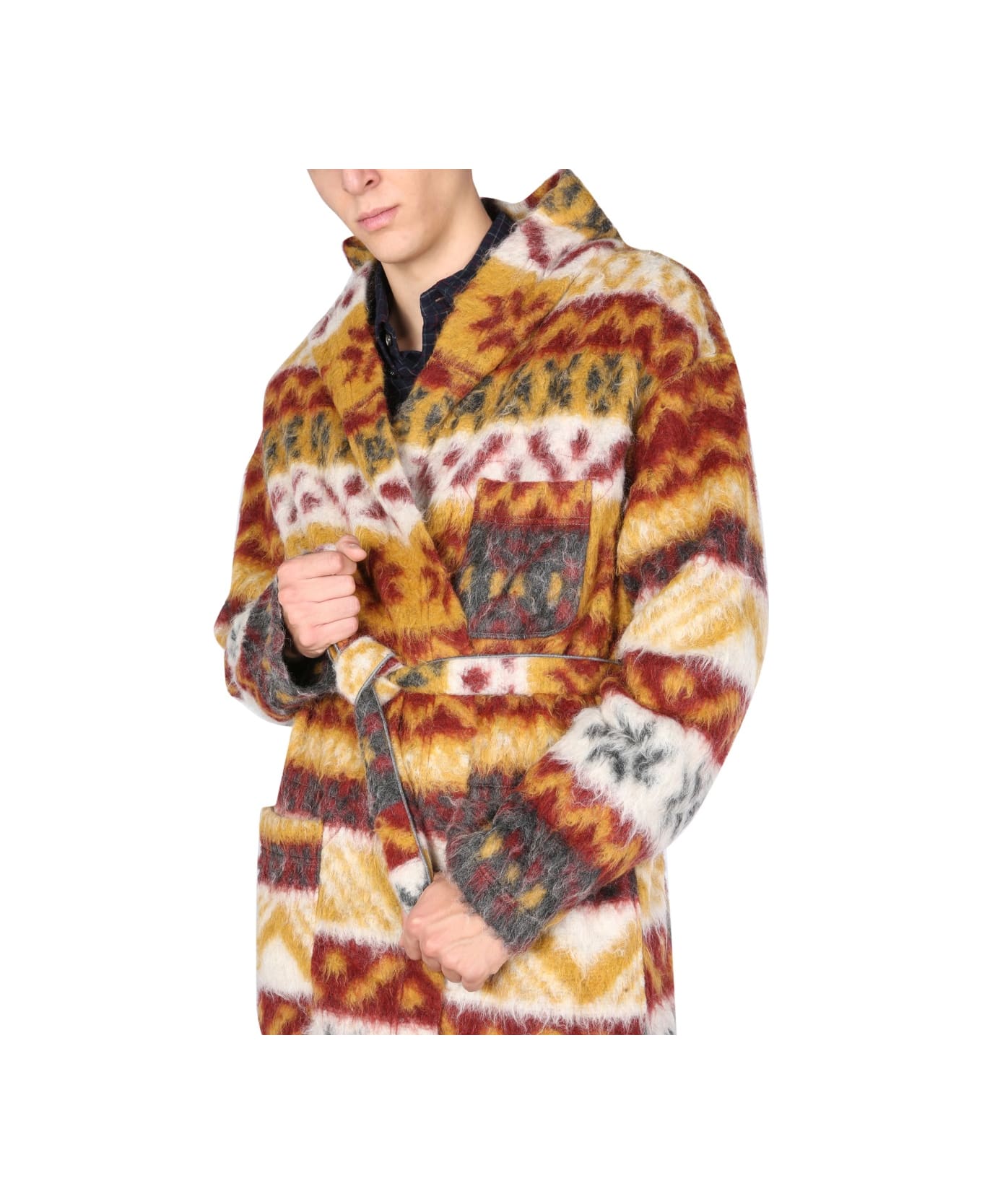 Engineered Garments Mohair Blend Sweater - MULTICOLOUR コート