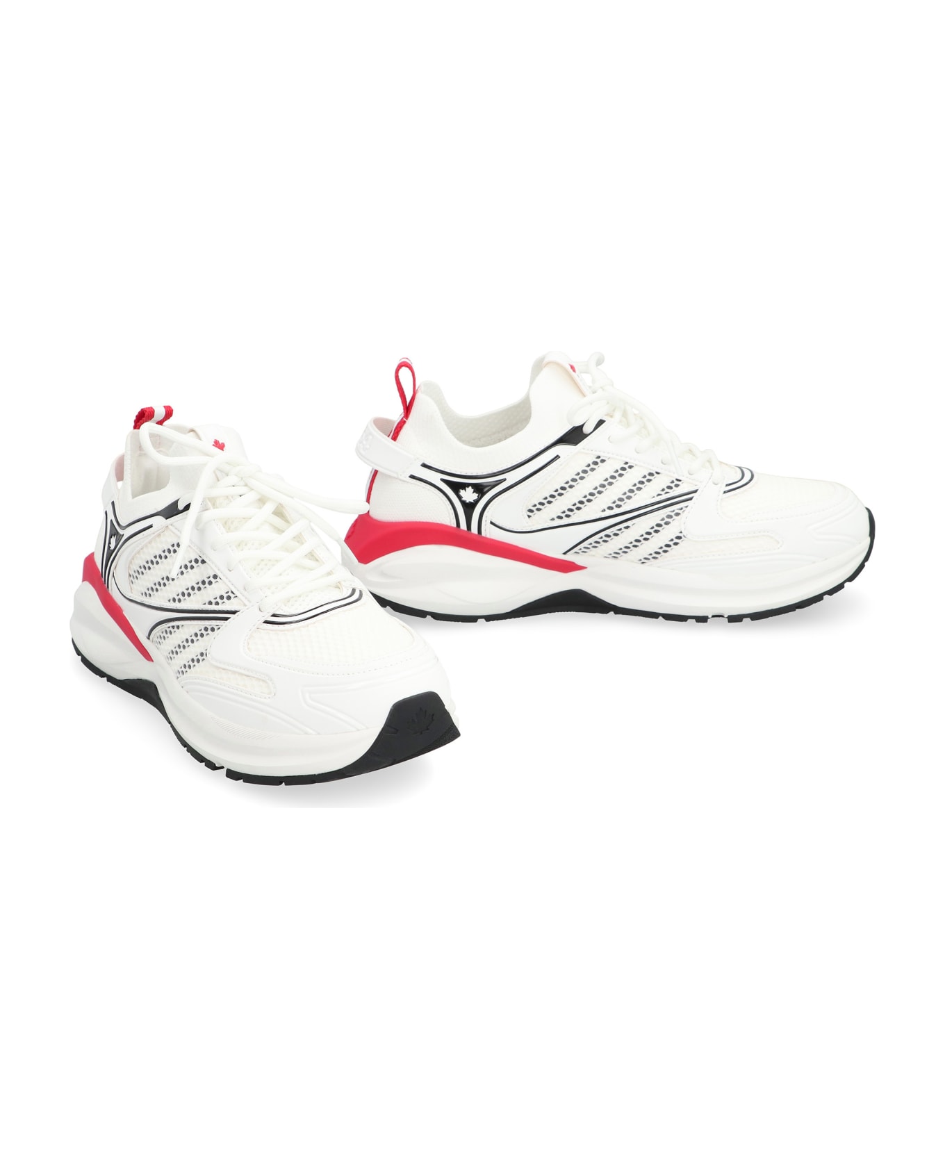 Dsquared2 Dash Fabric Low-top Sneakers - White