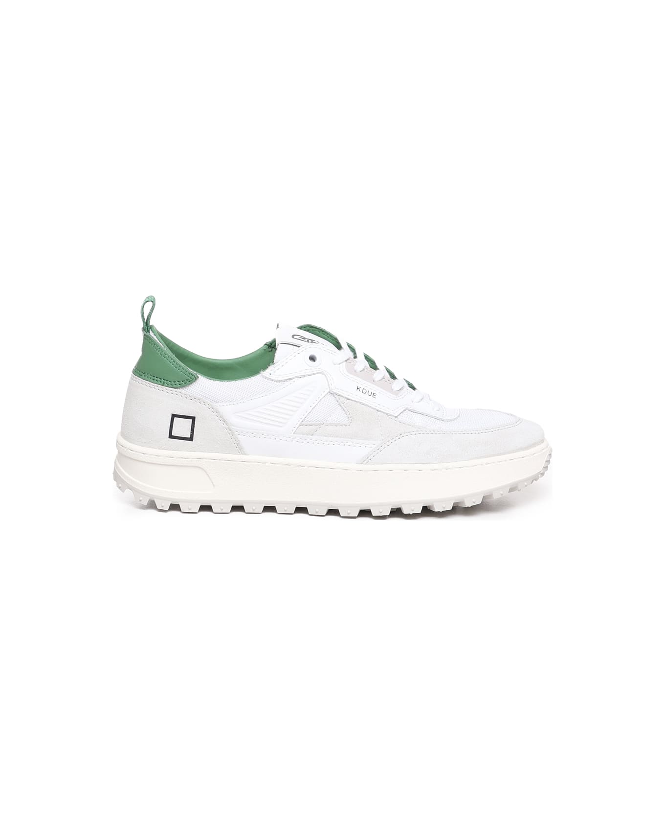 D.A.T.E. Kdue Sneakers - White-green スニーカー