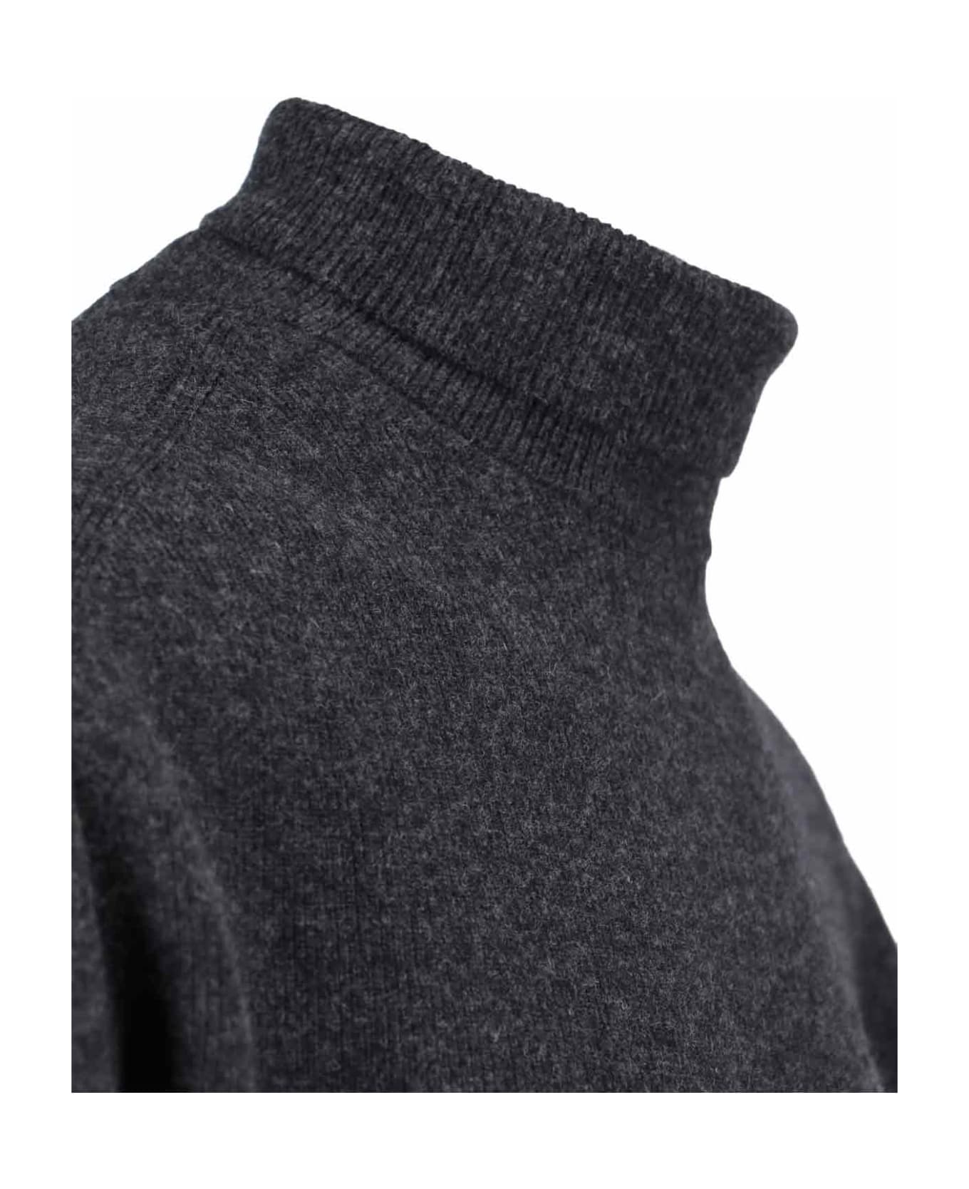 Lemaire High Neck Sweater - Grey