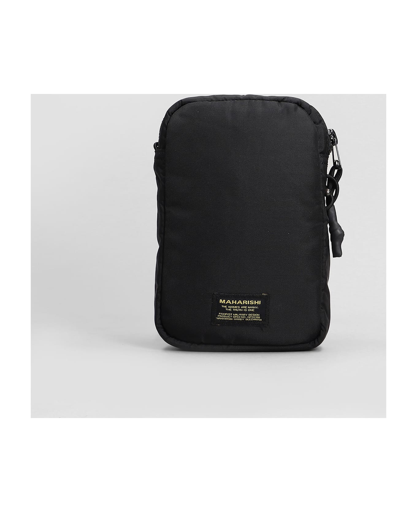 Maharishi Waist Bag In Black Nylon - black