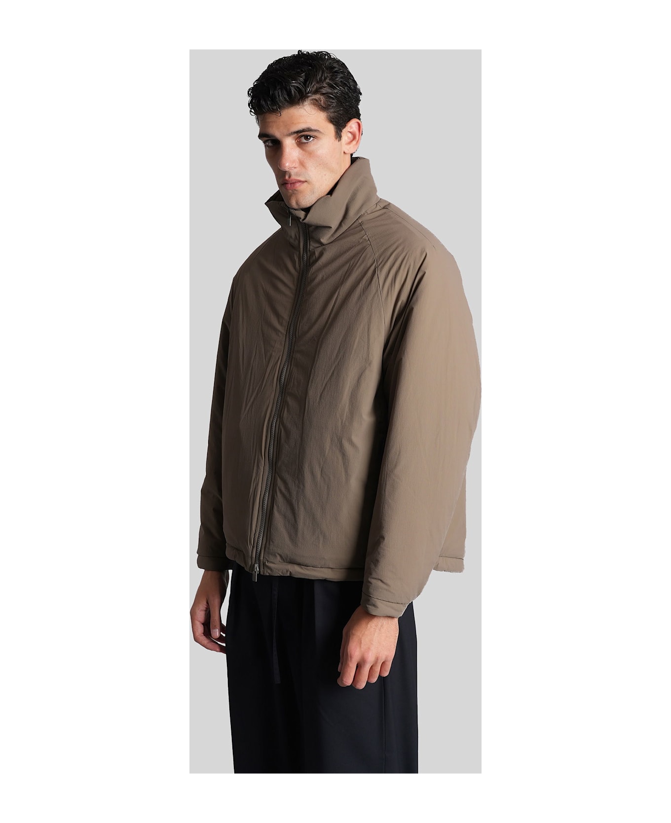 Attachment Puffer In Camel Nylon - Camel