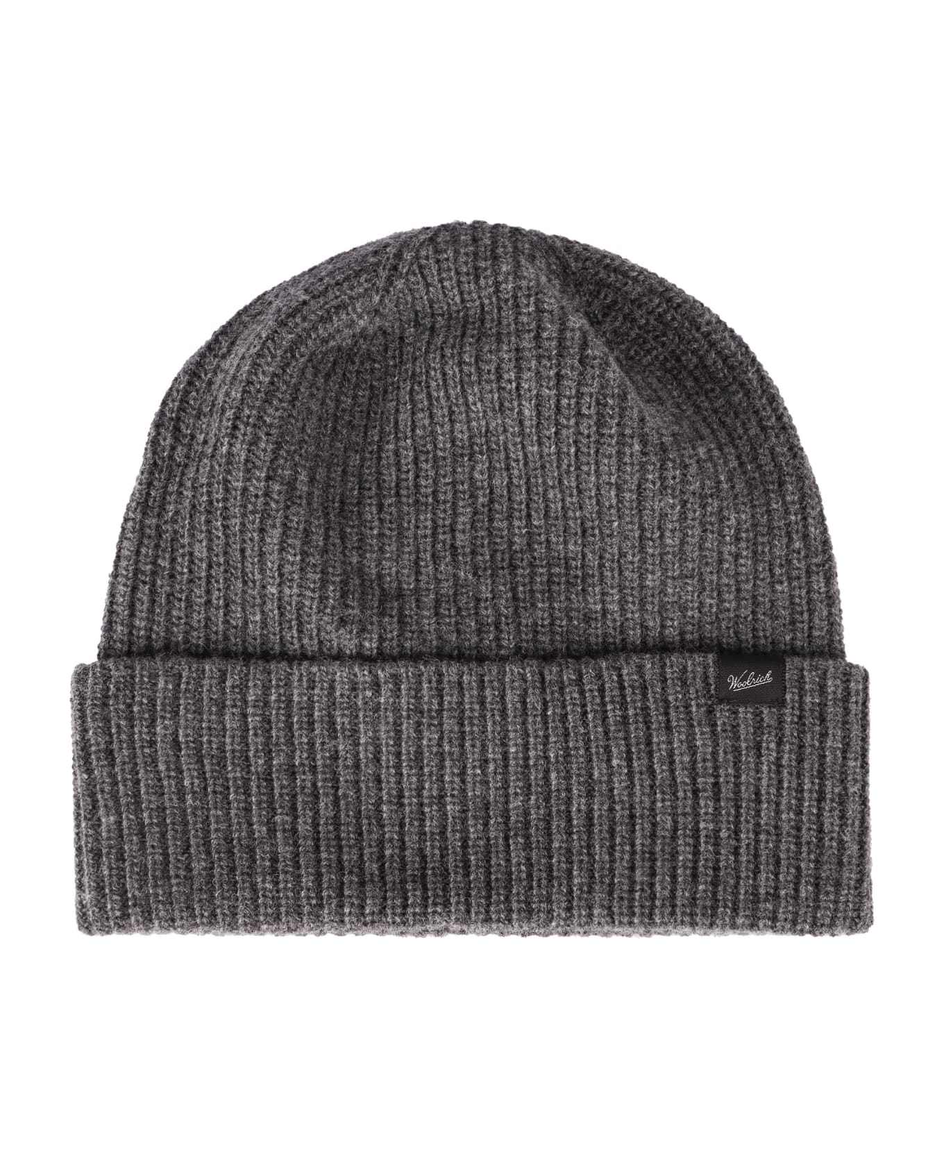 Woolrich Ribbed Knit Beanie - Charcoal