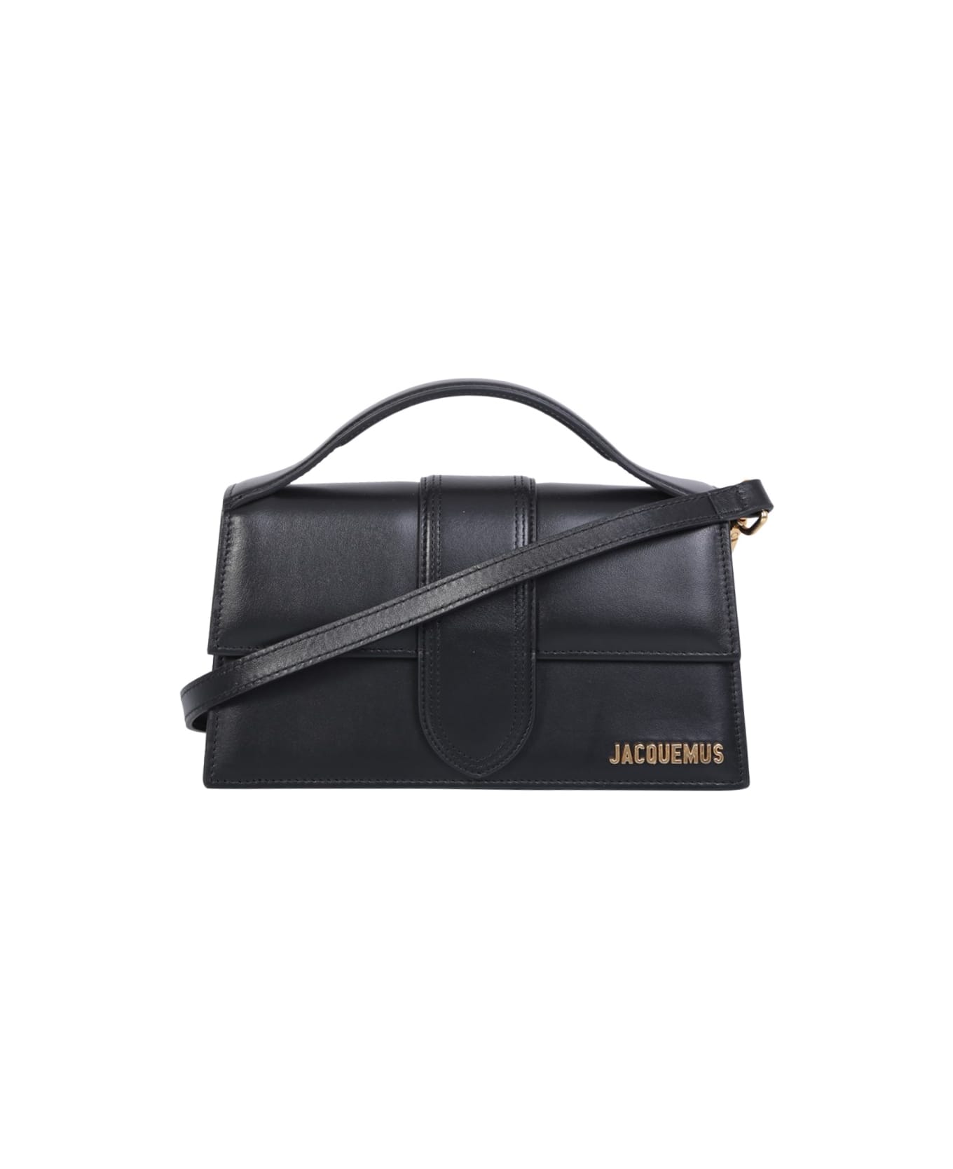 Jacquemus Le Grand Bambino Leather Shoulder Bag - Black