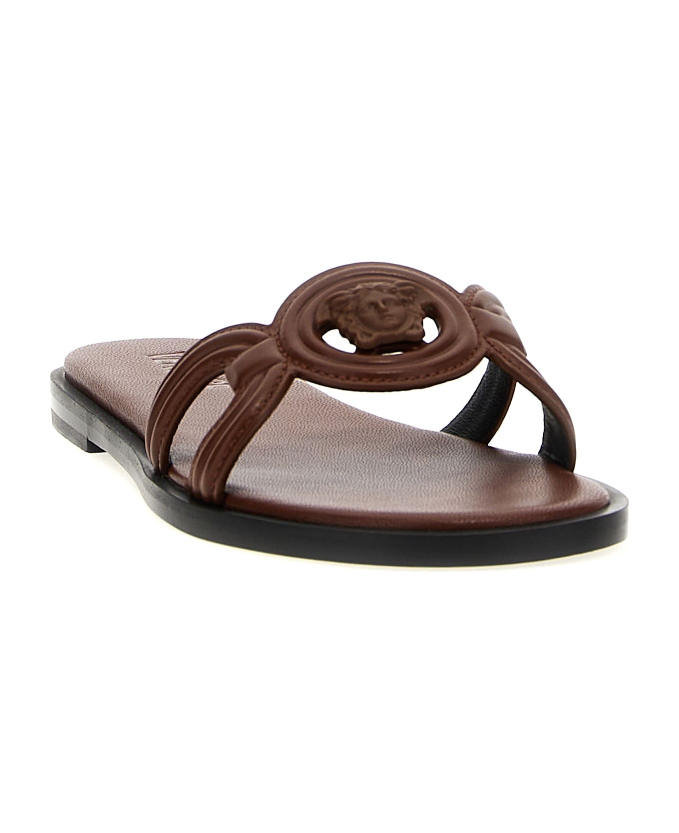 Versace 'medusa '95' Sandals - Rust