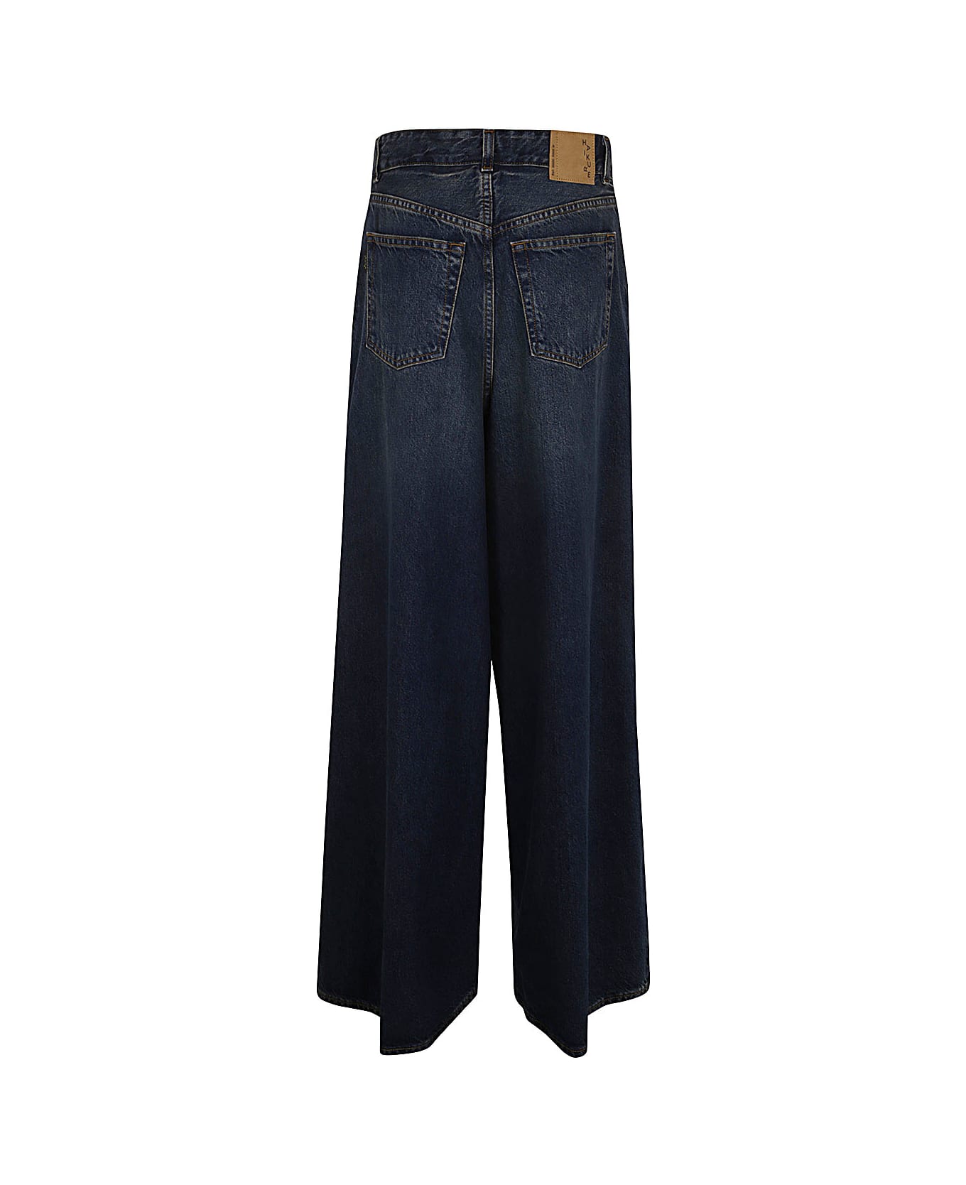 Haikure Big Wide Leg Jeans - Intense Blue